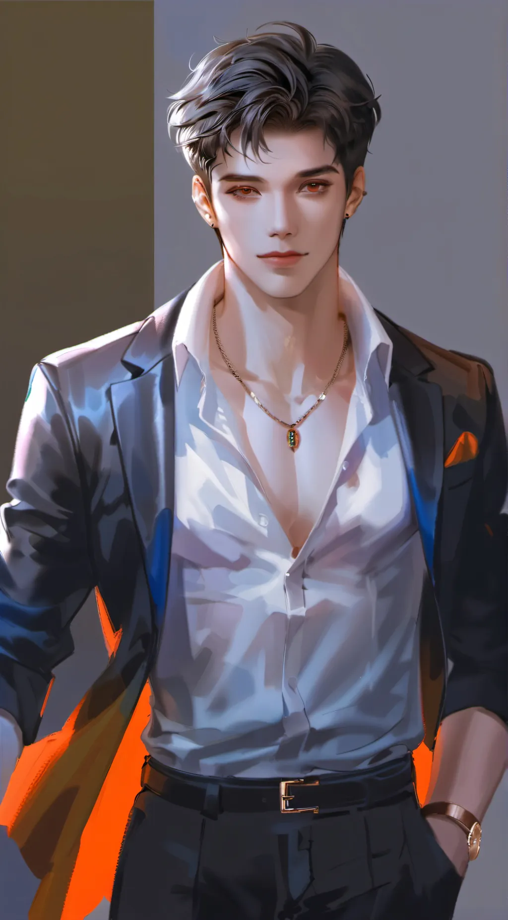 ai character: Hyunjin background