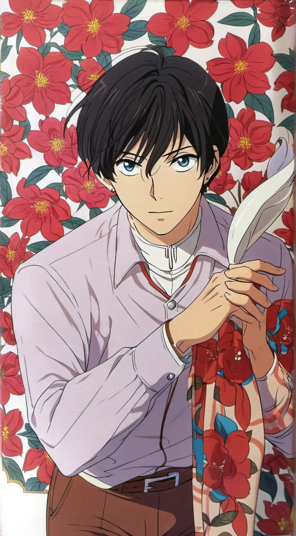 ai character: megumi Fushiguro  background