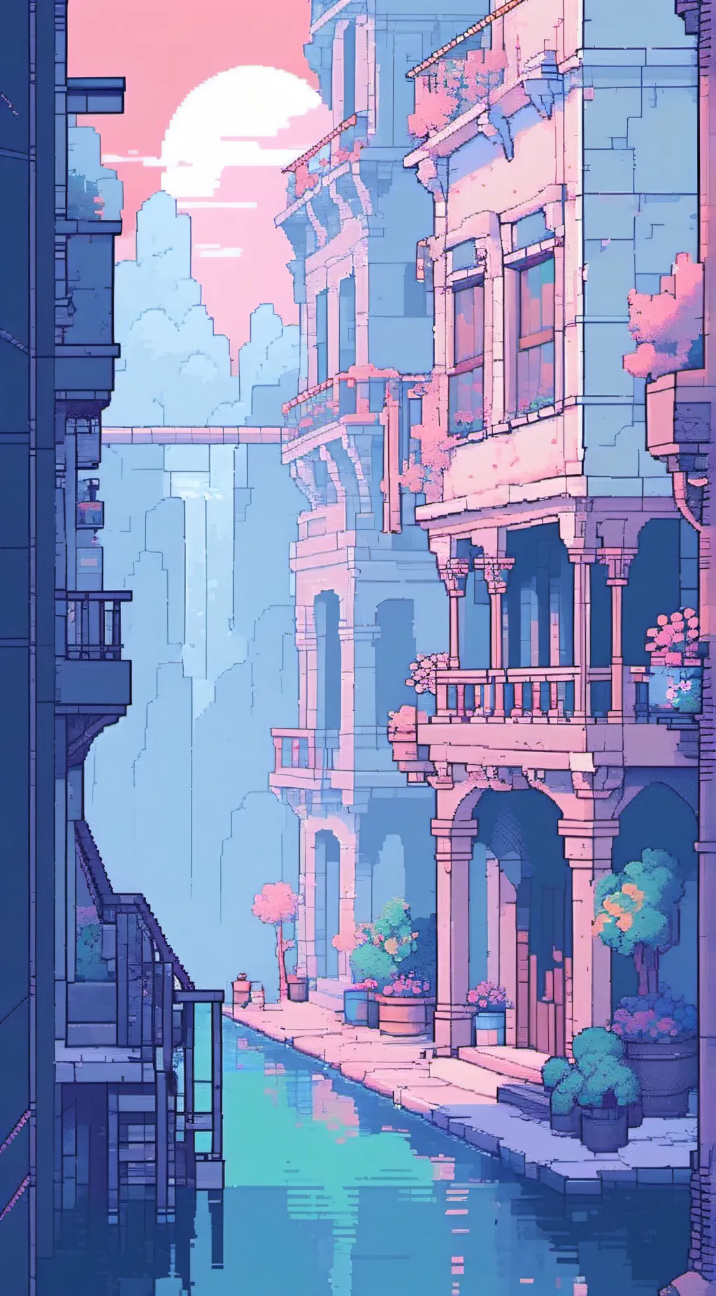 ai character: Bonbon and Chuchu  background