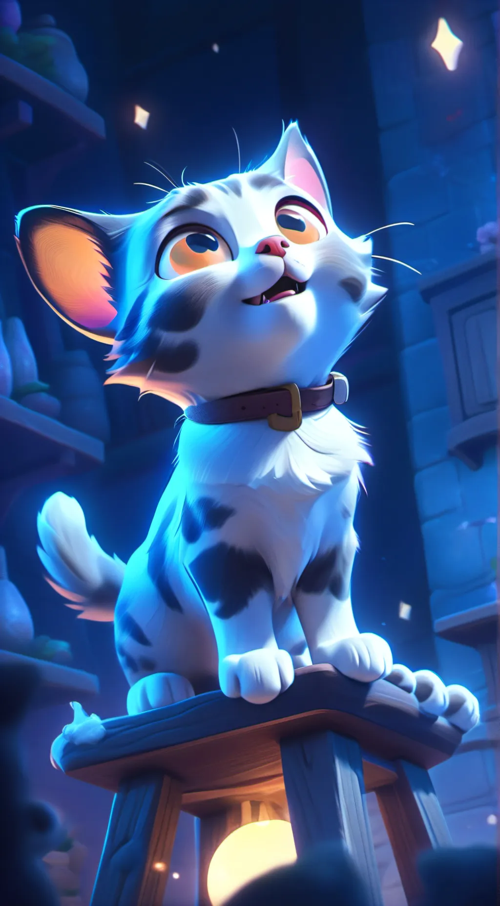 ai character: Dreamy background