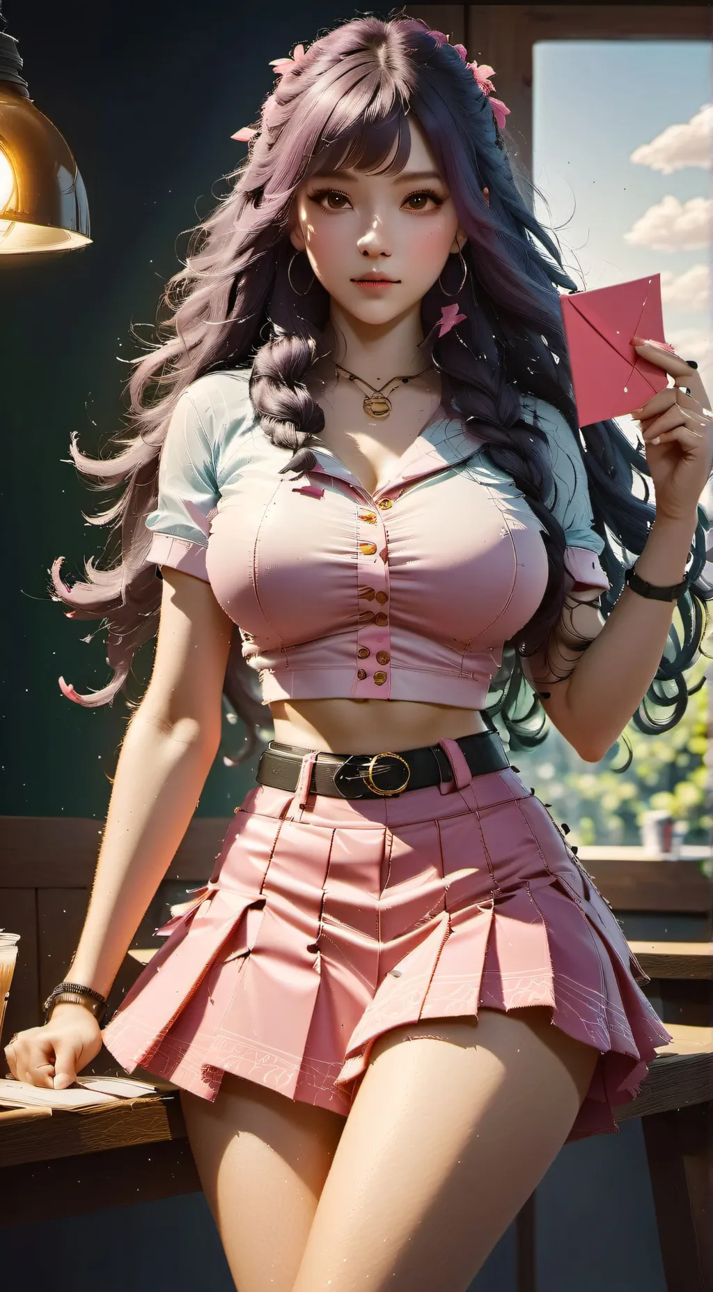 ai character: Sunny background