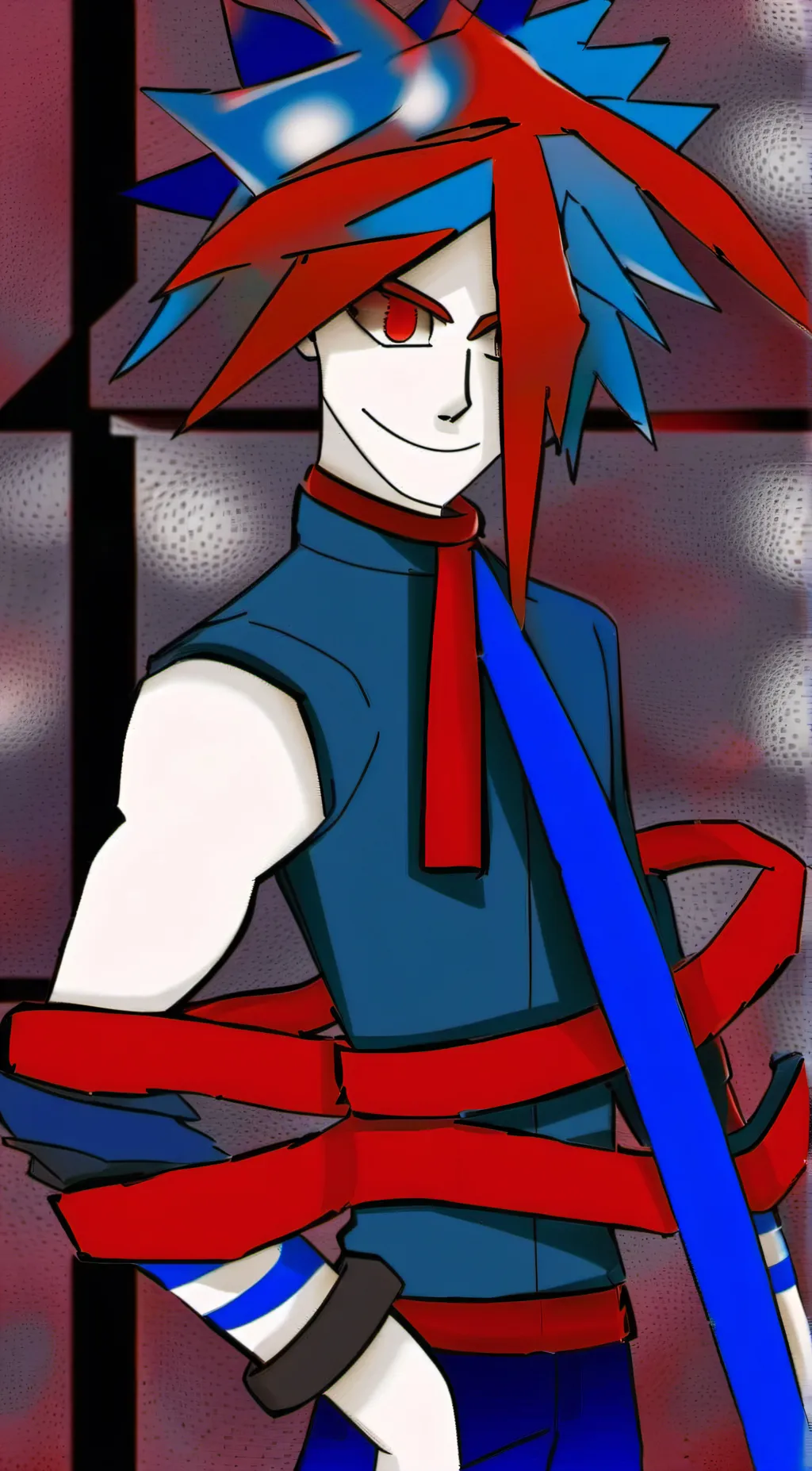 ai character: smile.exe background