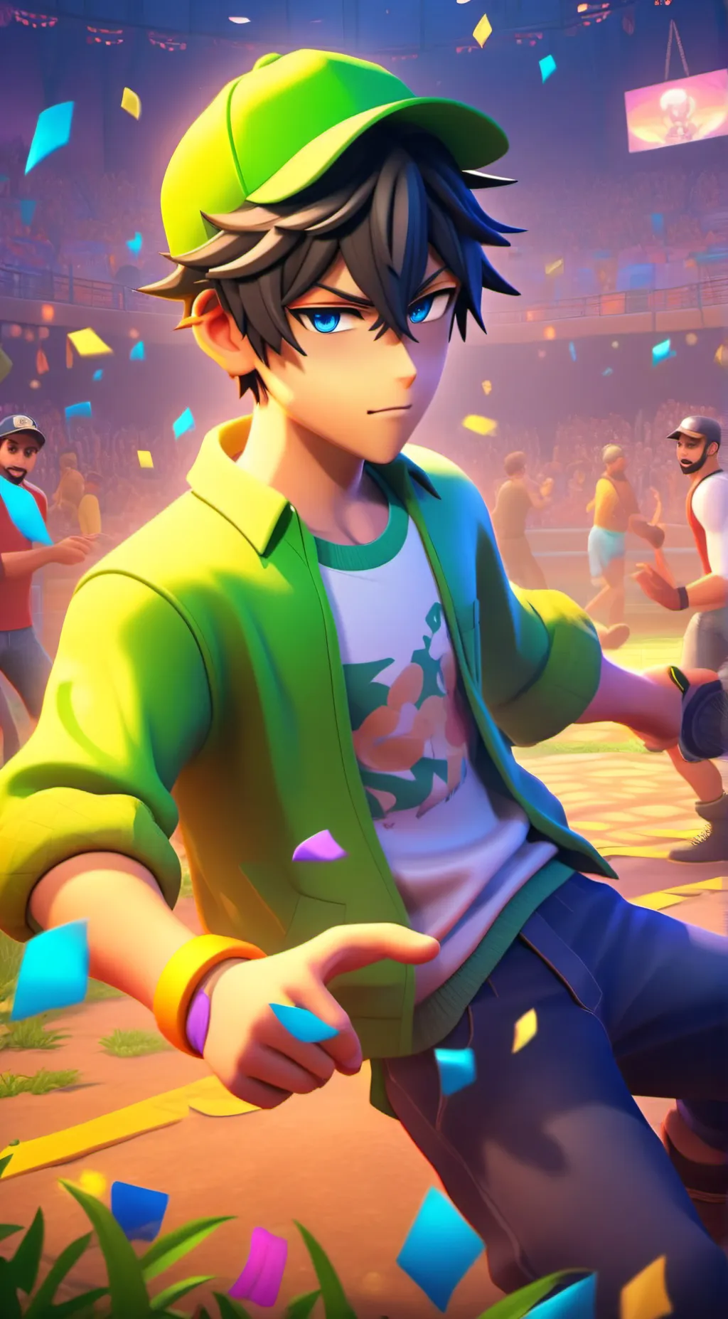 ai character: Levi background