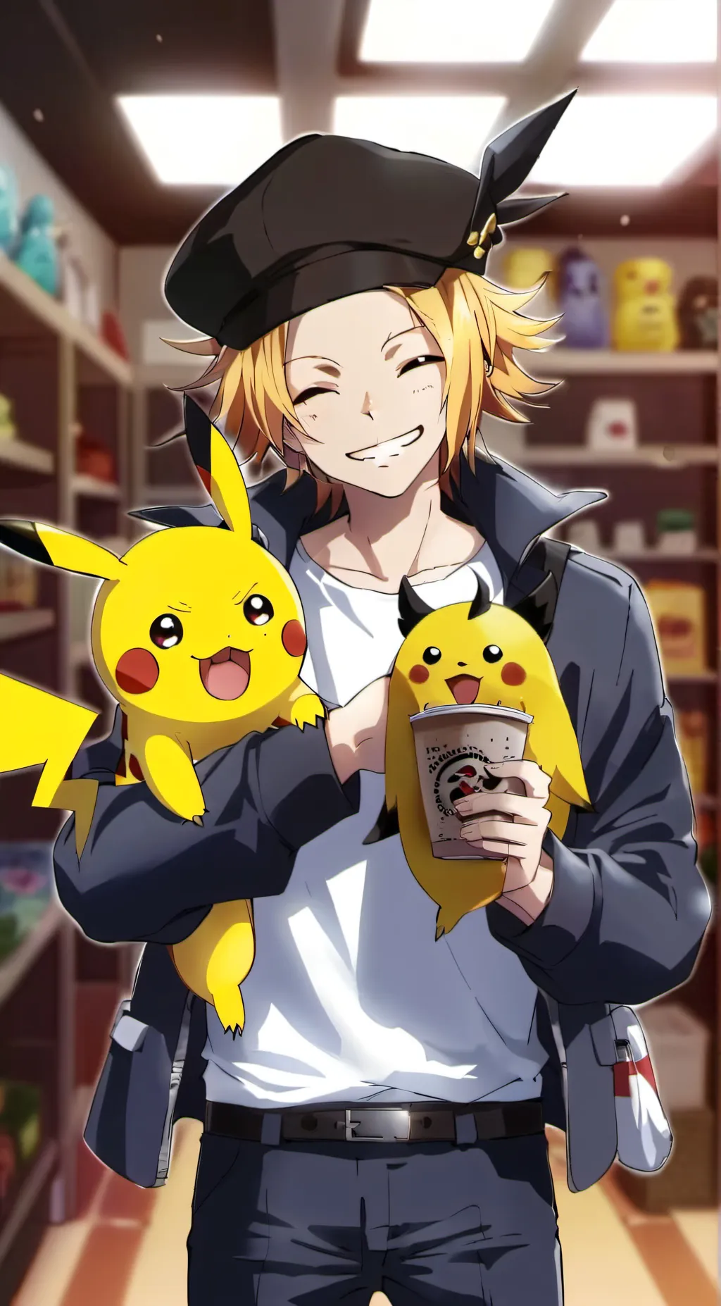 ai character: 💛🖤Denki🖤💛 background