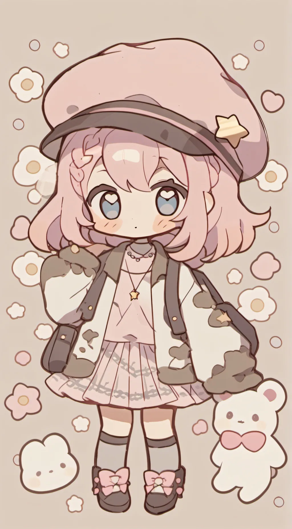 ai character: kitty background