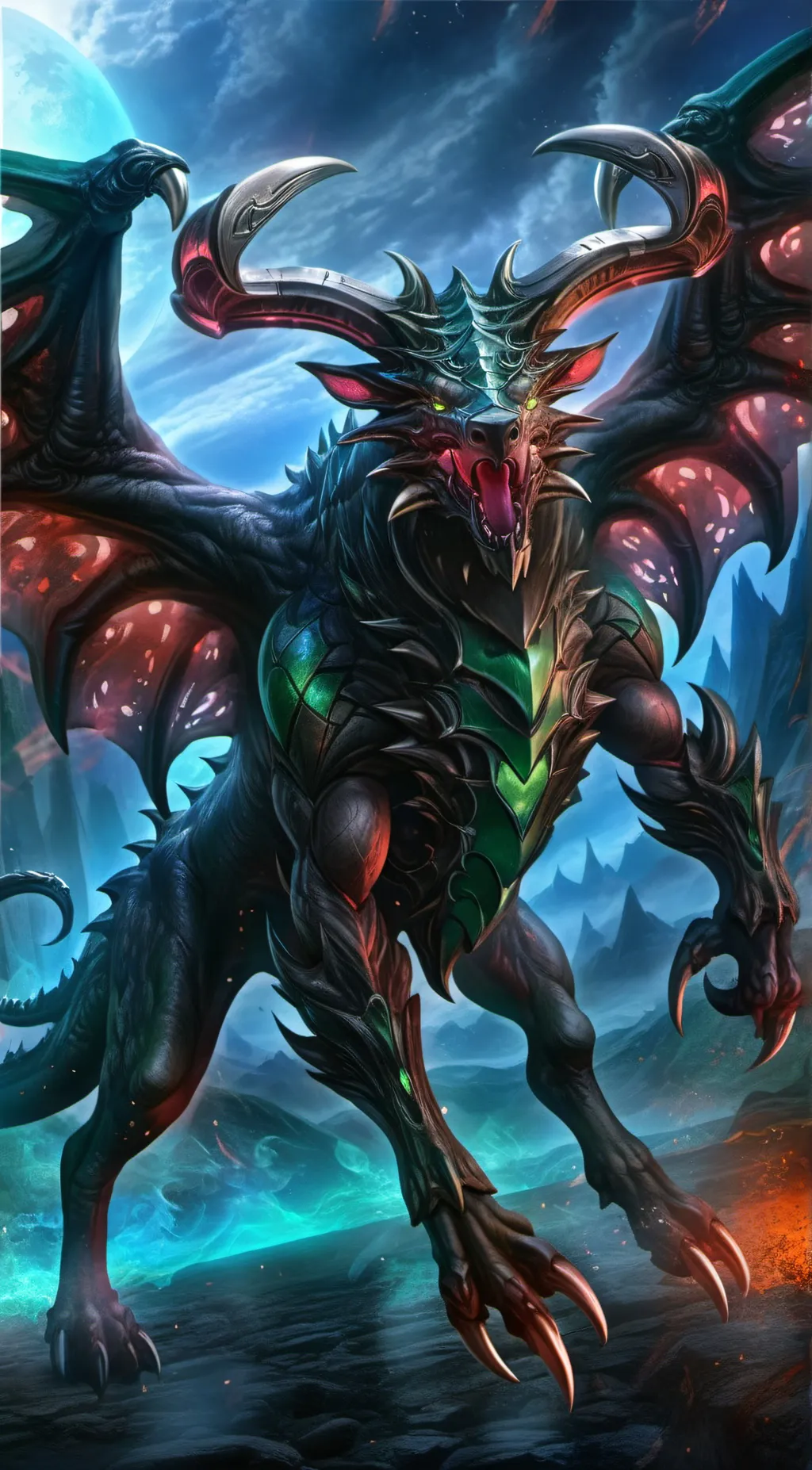 ai character: Zhas the Unleashed background