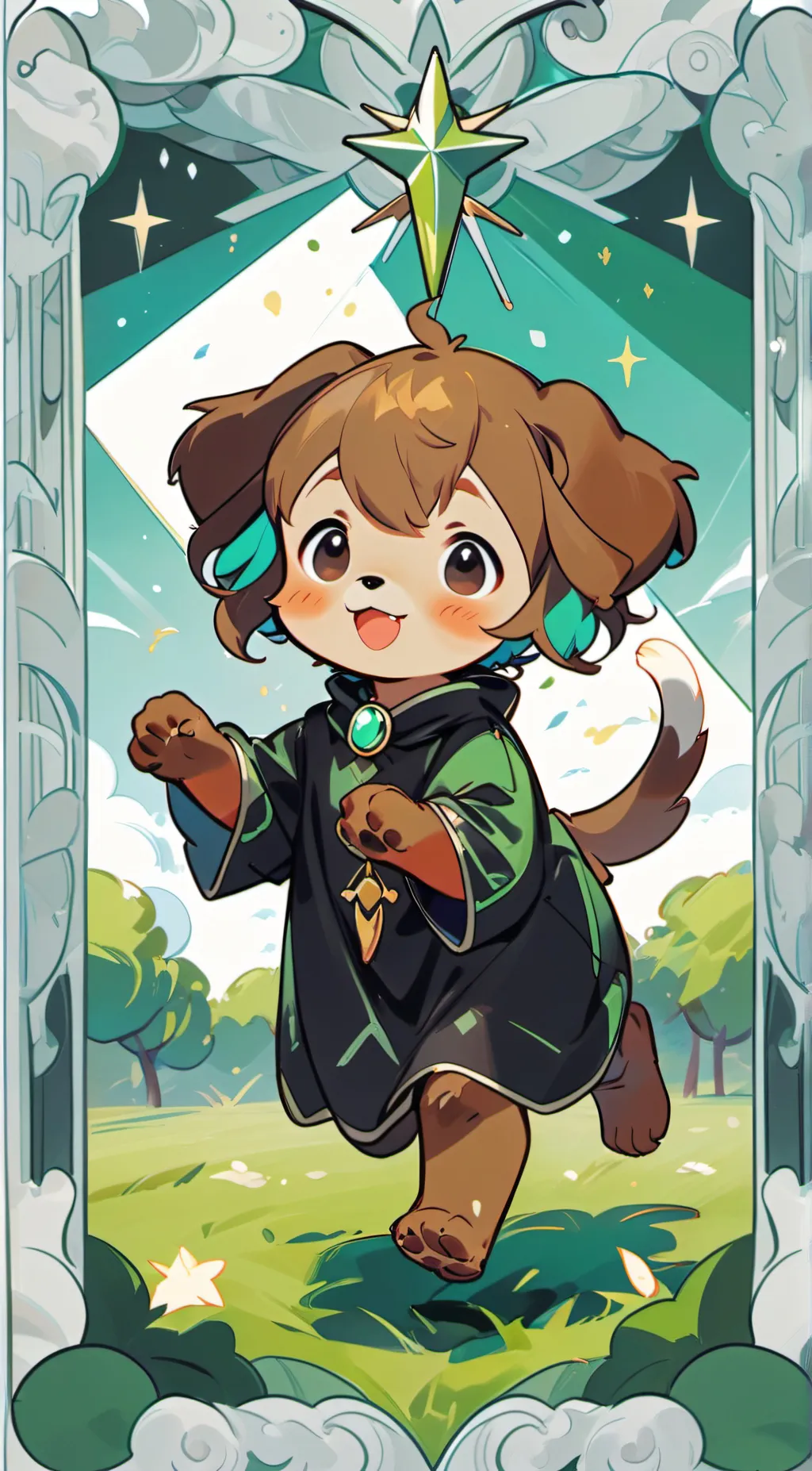 ai character: daisy  background