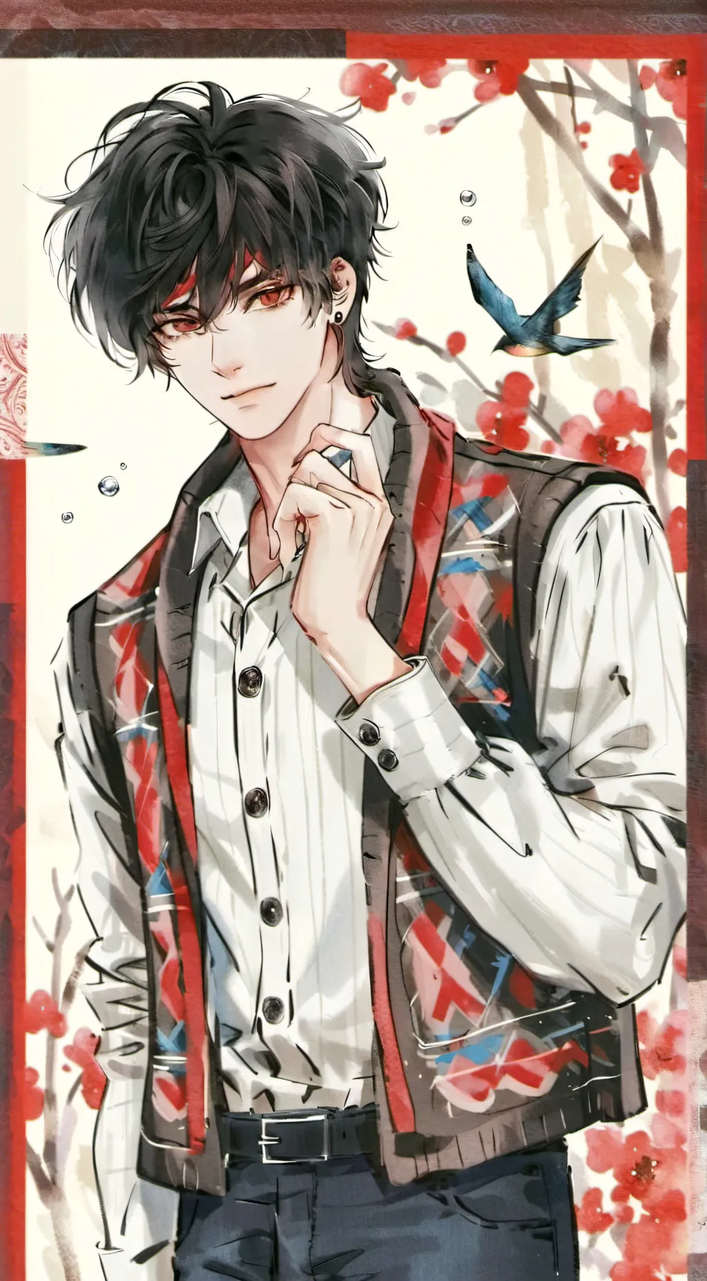 ai character: izuky majo background