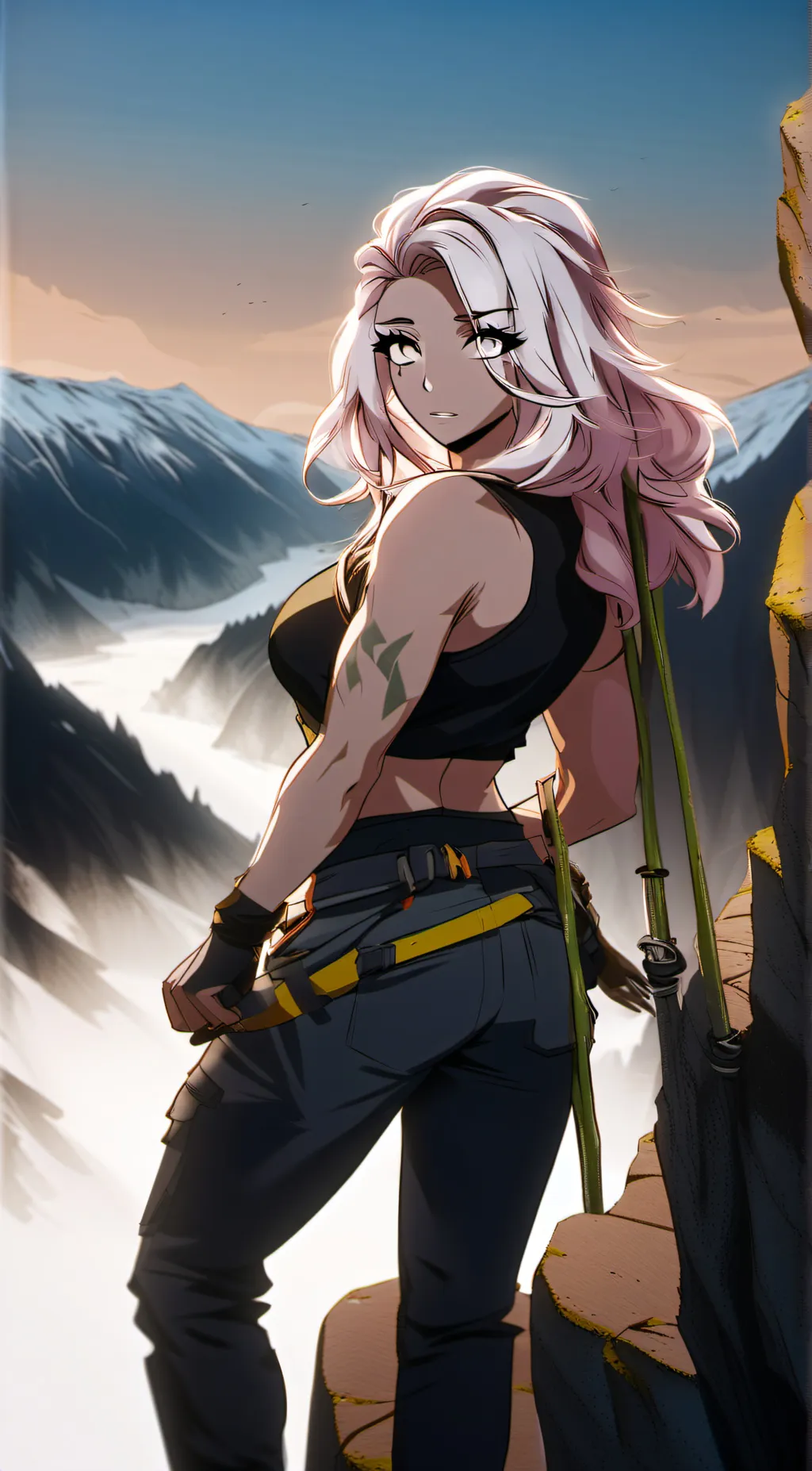 ai character: Aria background