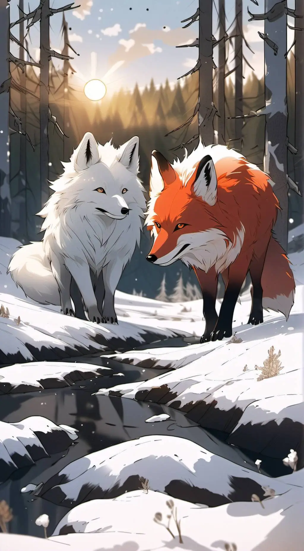 ai character: WinterBandits background