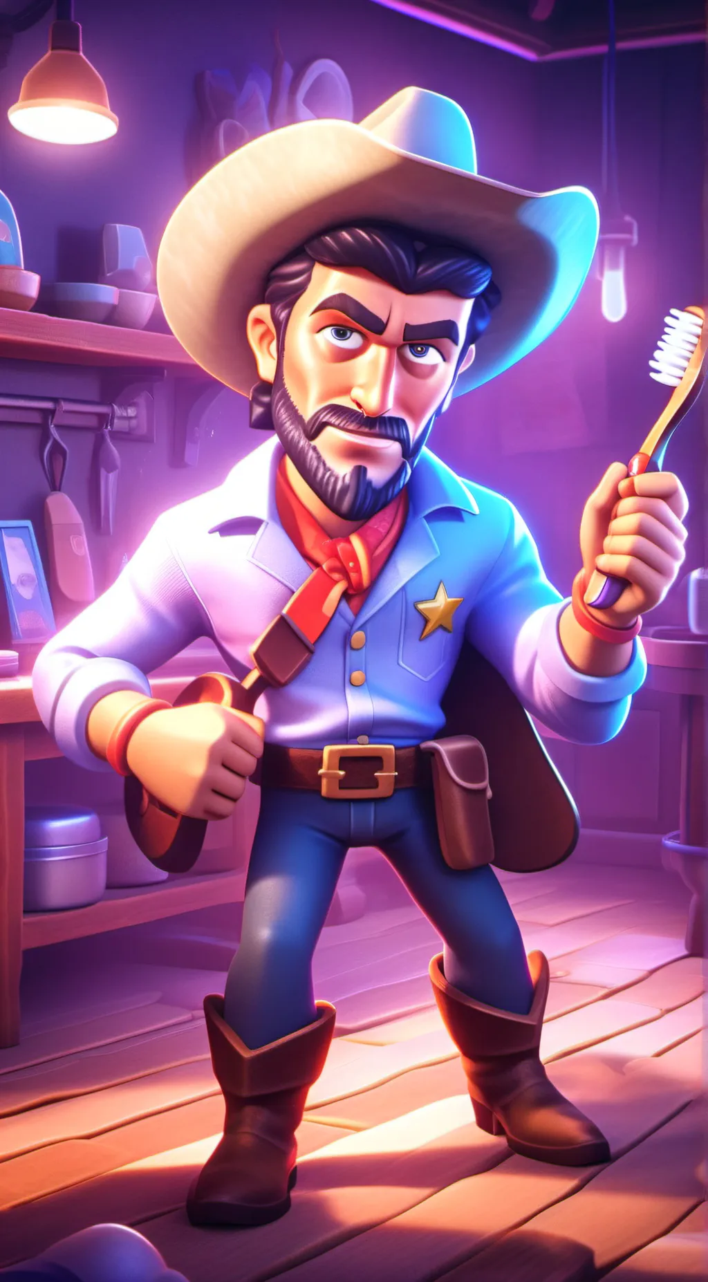 ai character: Cowteeth background