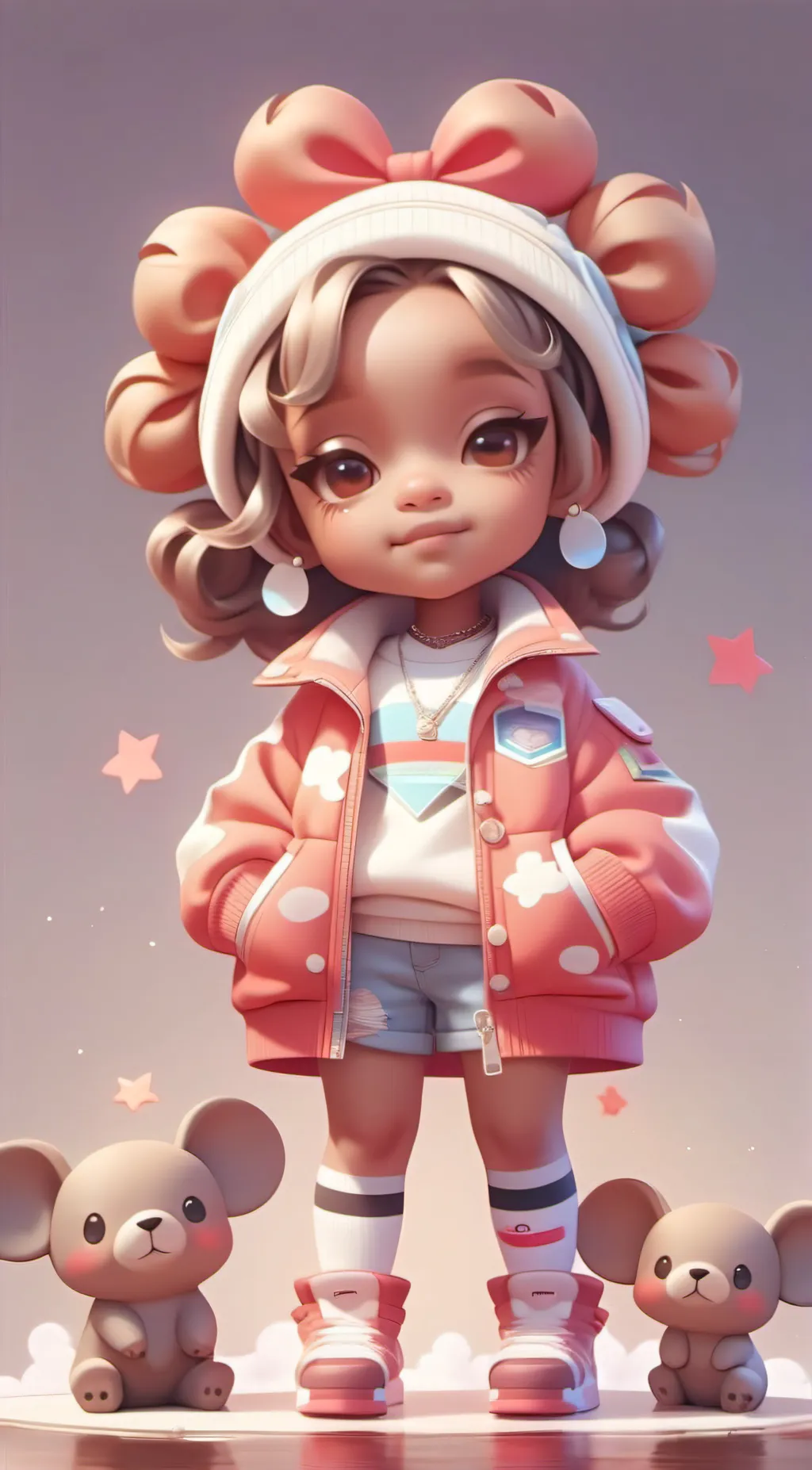 ai character: Lily background