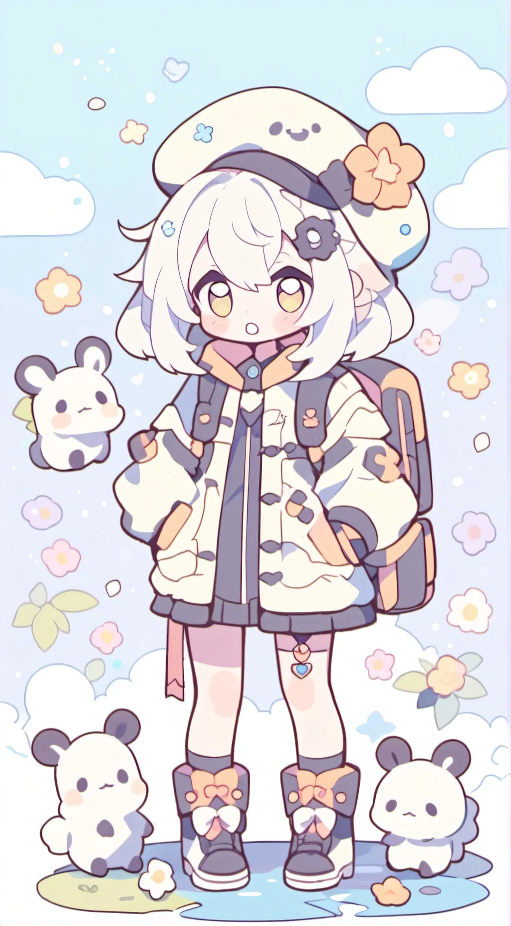 ai character: Ariana  background