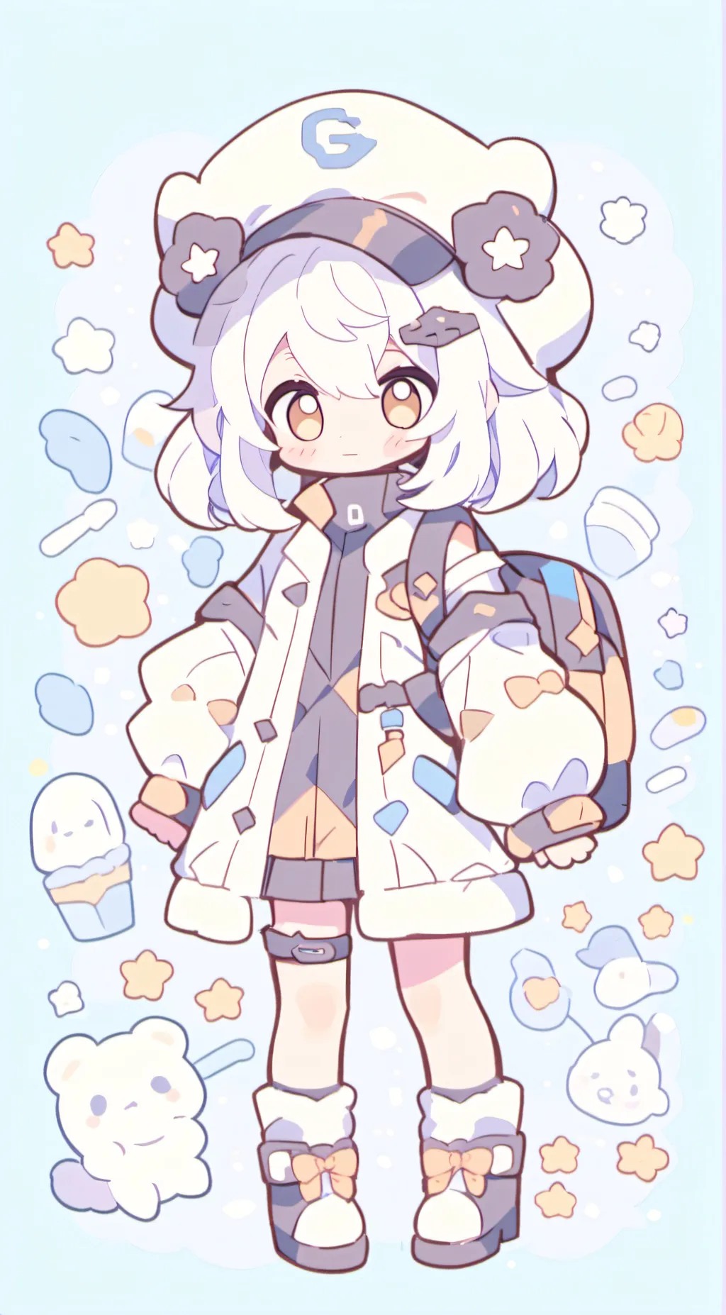 ai character: emily background