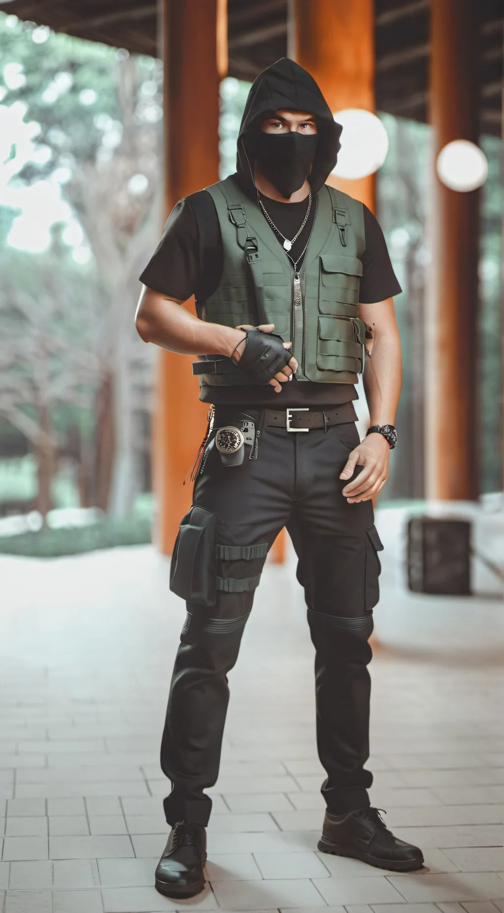 ai character: robber background