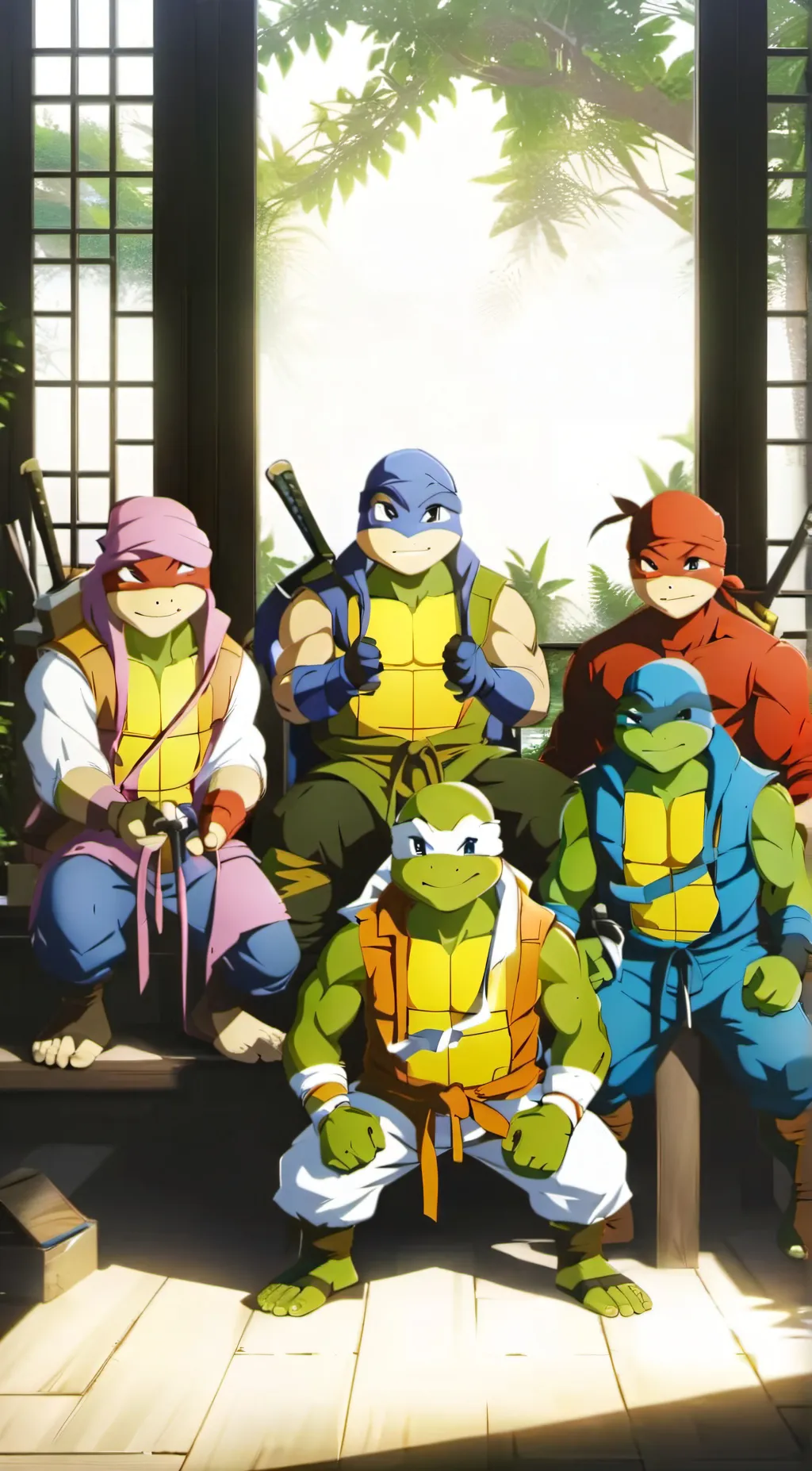 ai character: Katana background