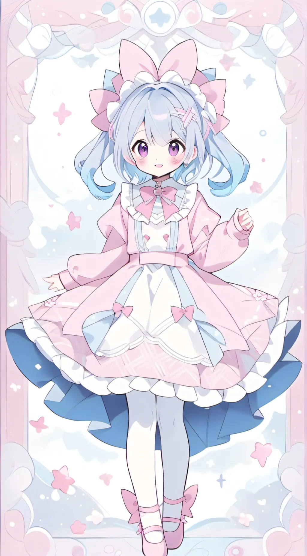 ai character: Vee background