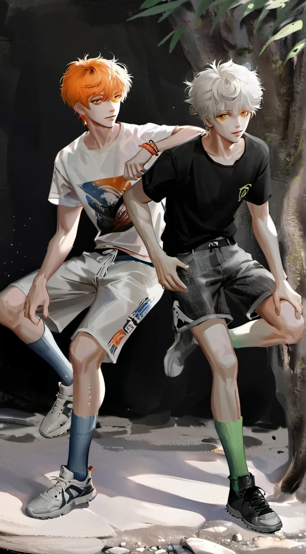 ai character: Max and Madex background