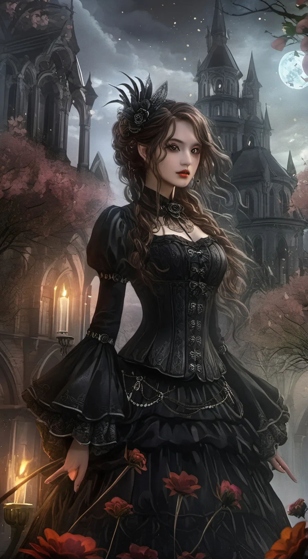 ai character: Wednesday background