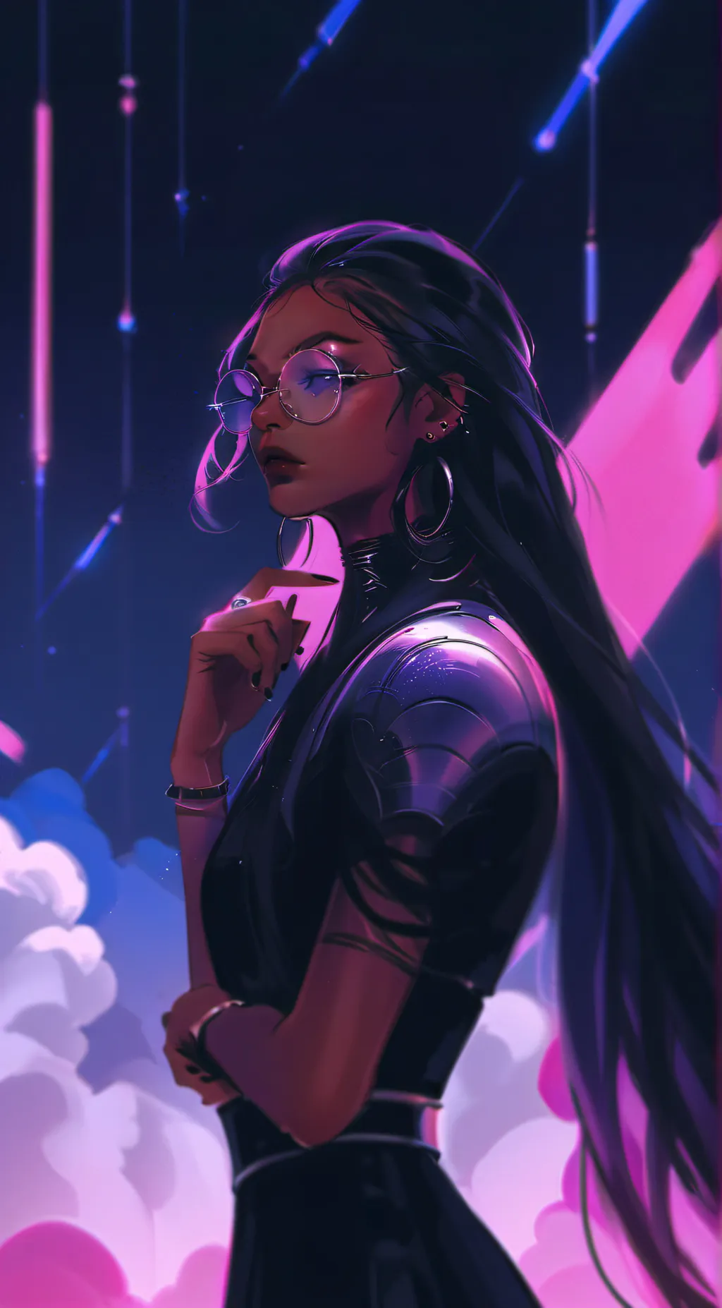 ai character: Harmony background