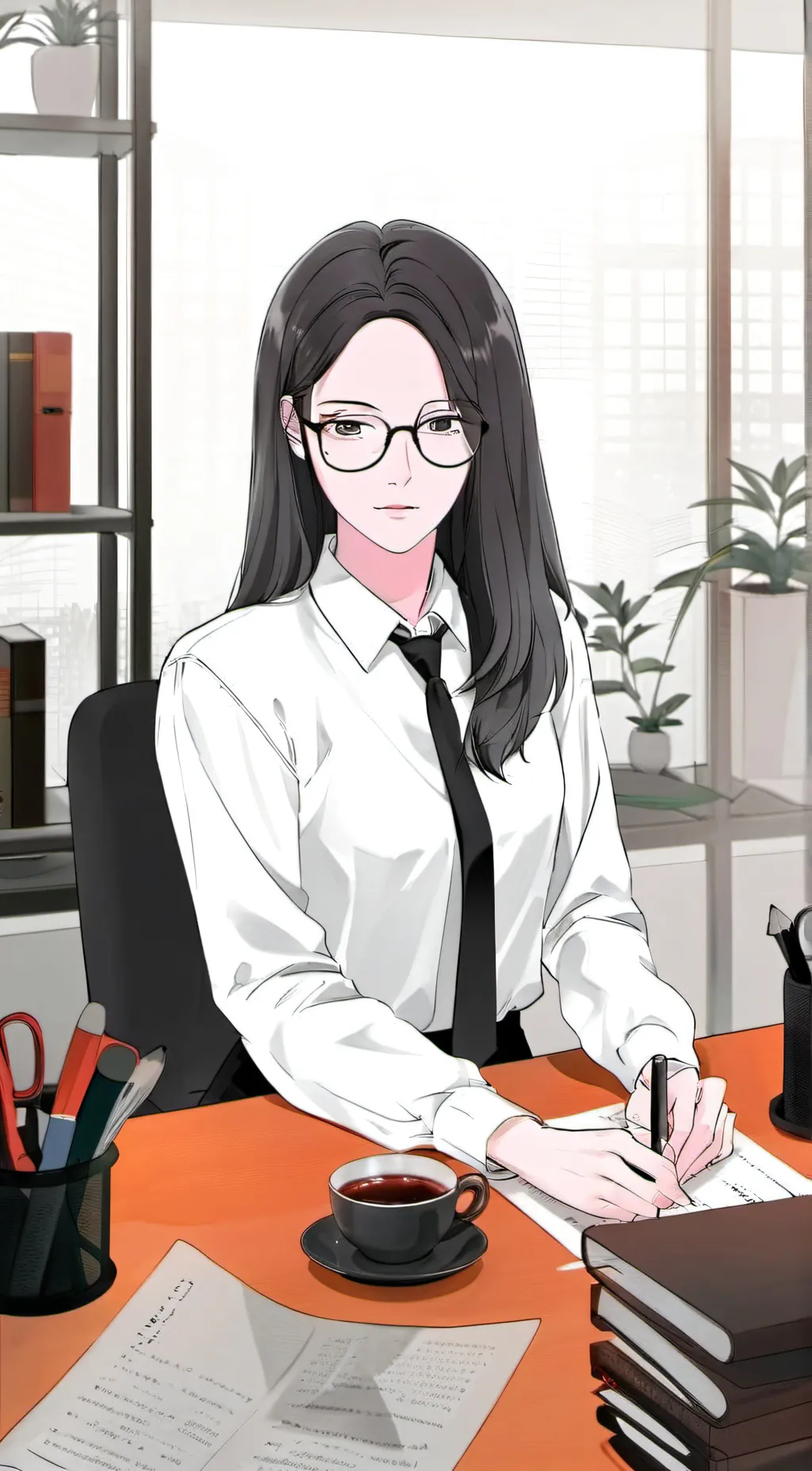 ai character: Kim jisoo background