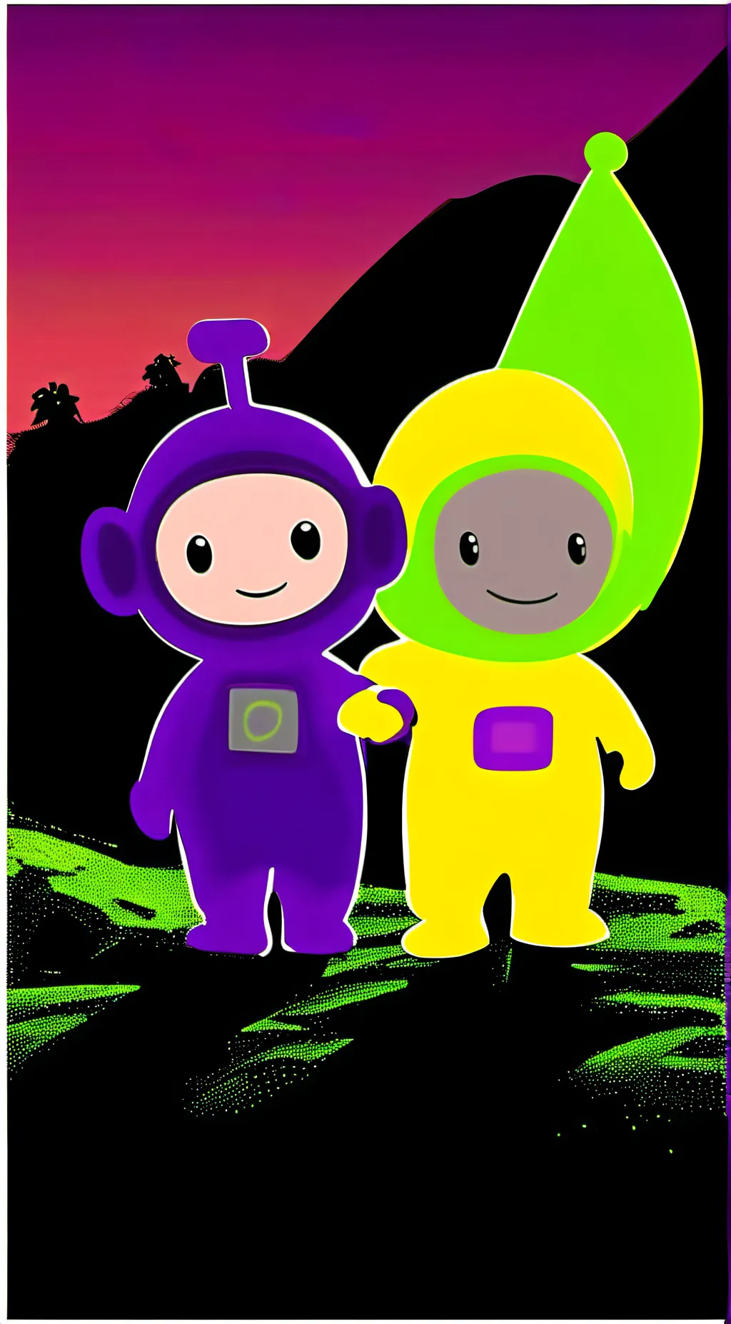 ai character: tubby titan duo background