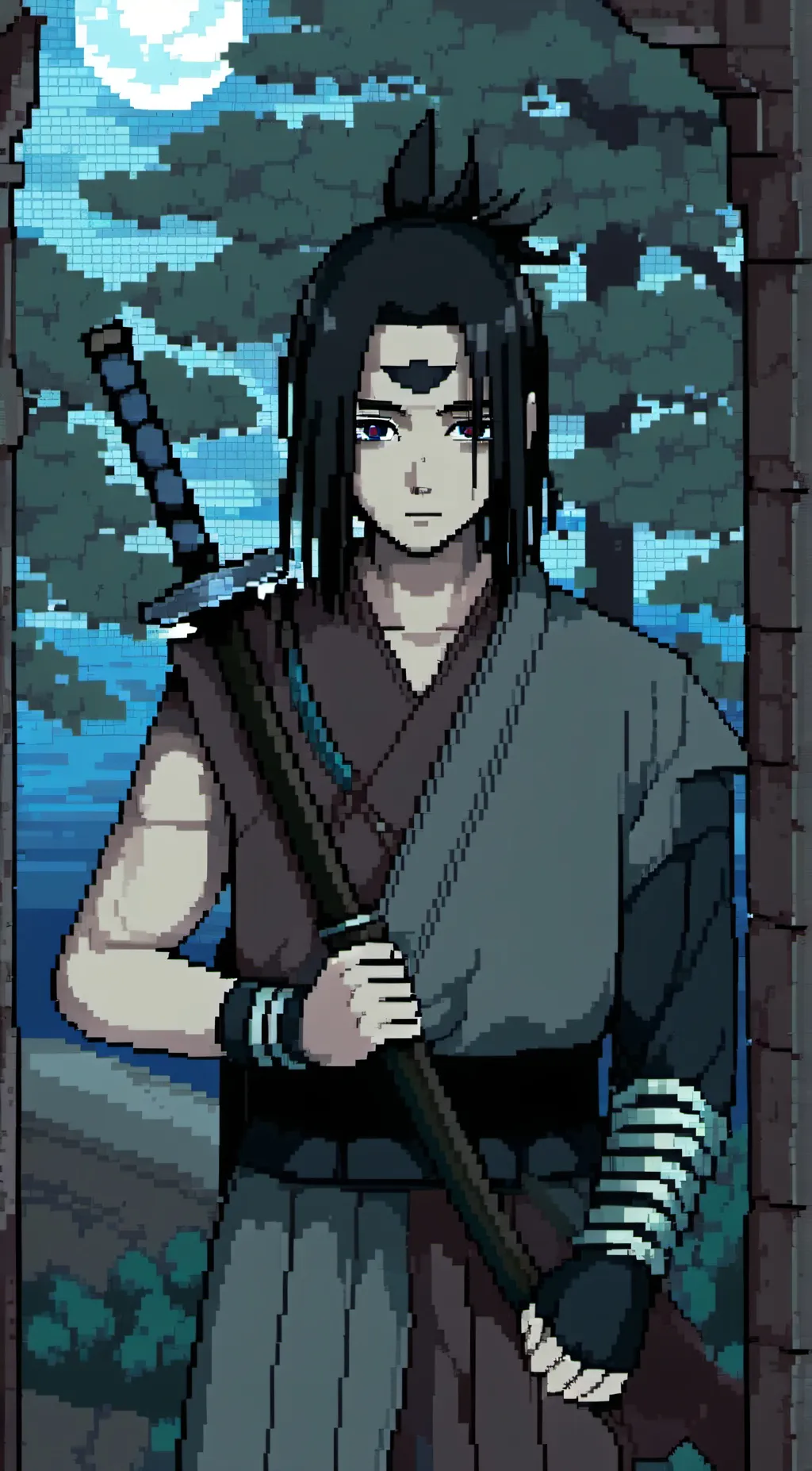 ai character: Demon Slayer background