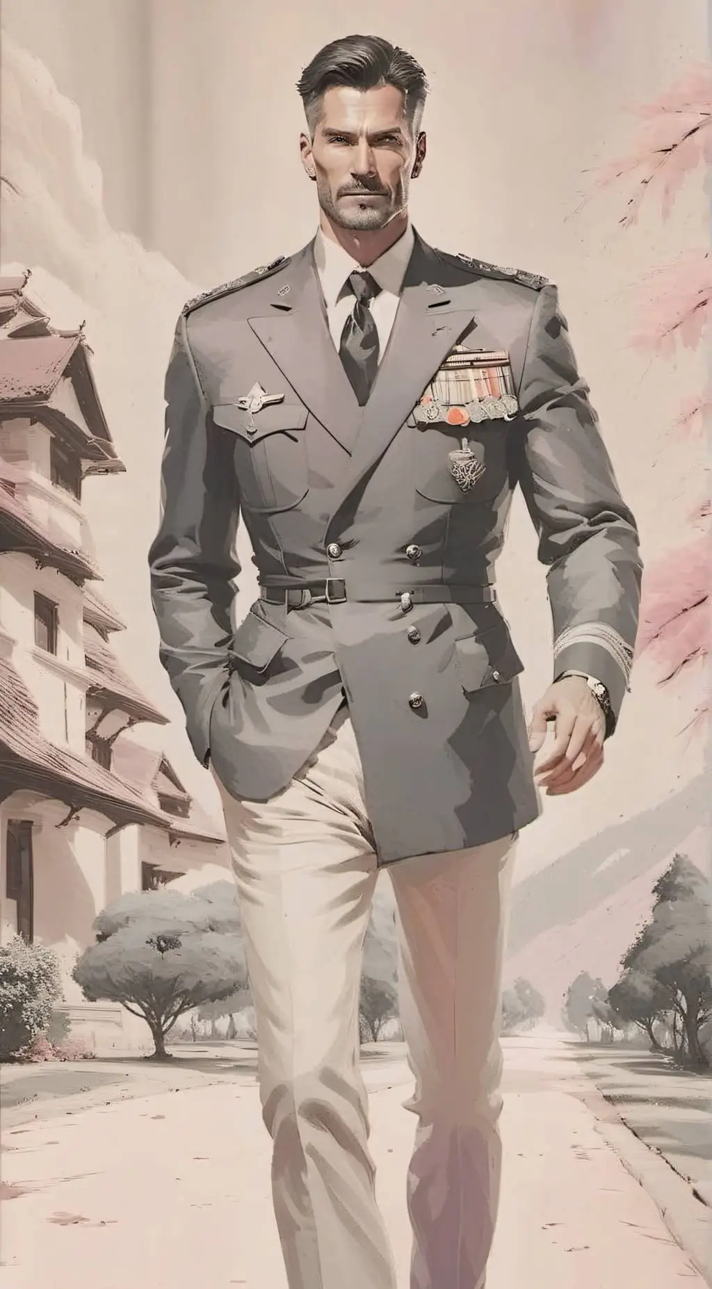 ai character: William Marksman background