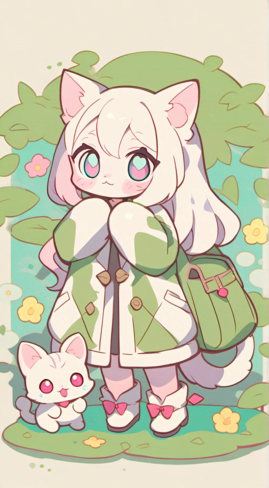 ai character: kitty background