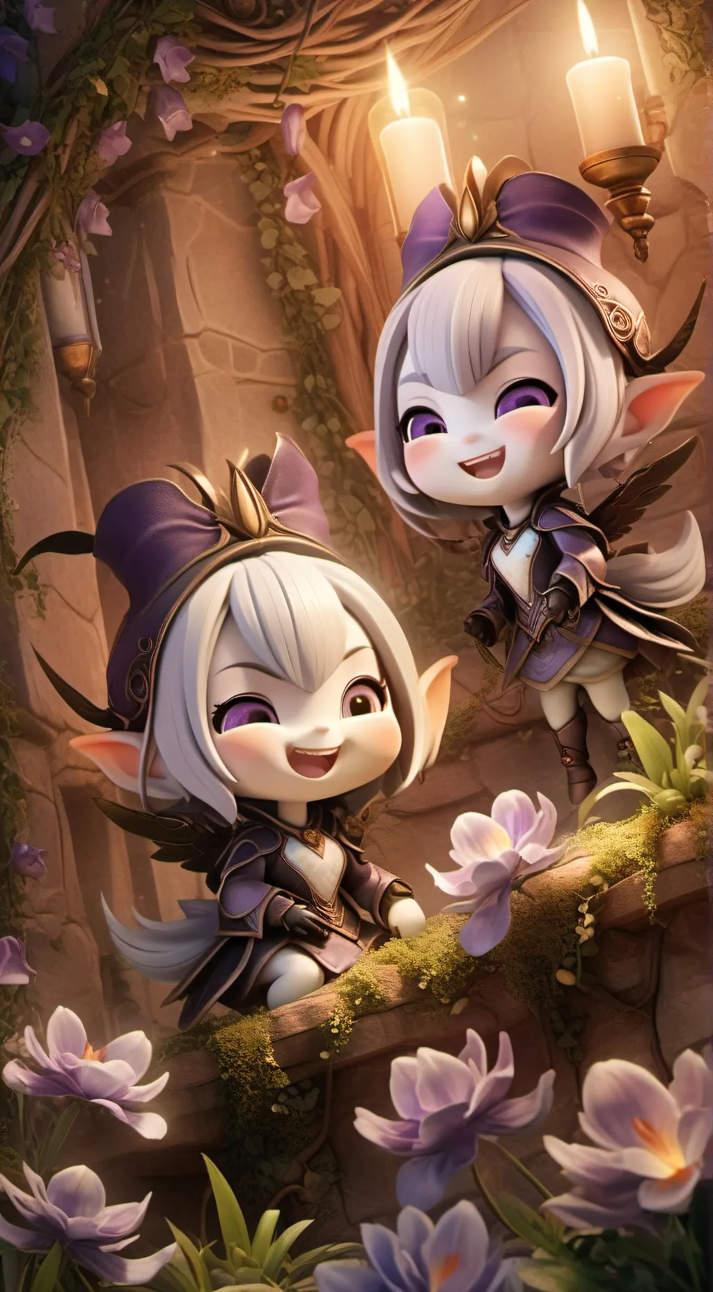 ai character: mysterious twins background