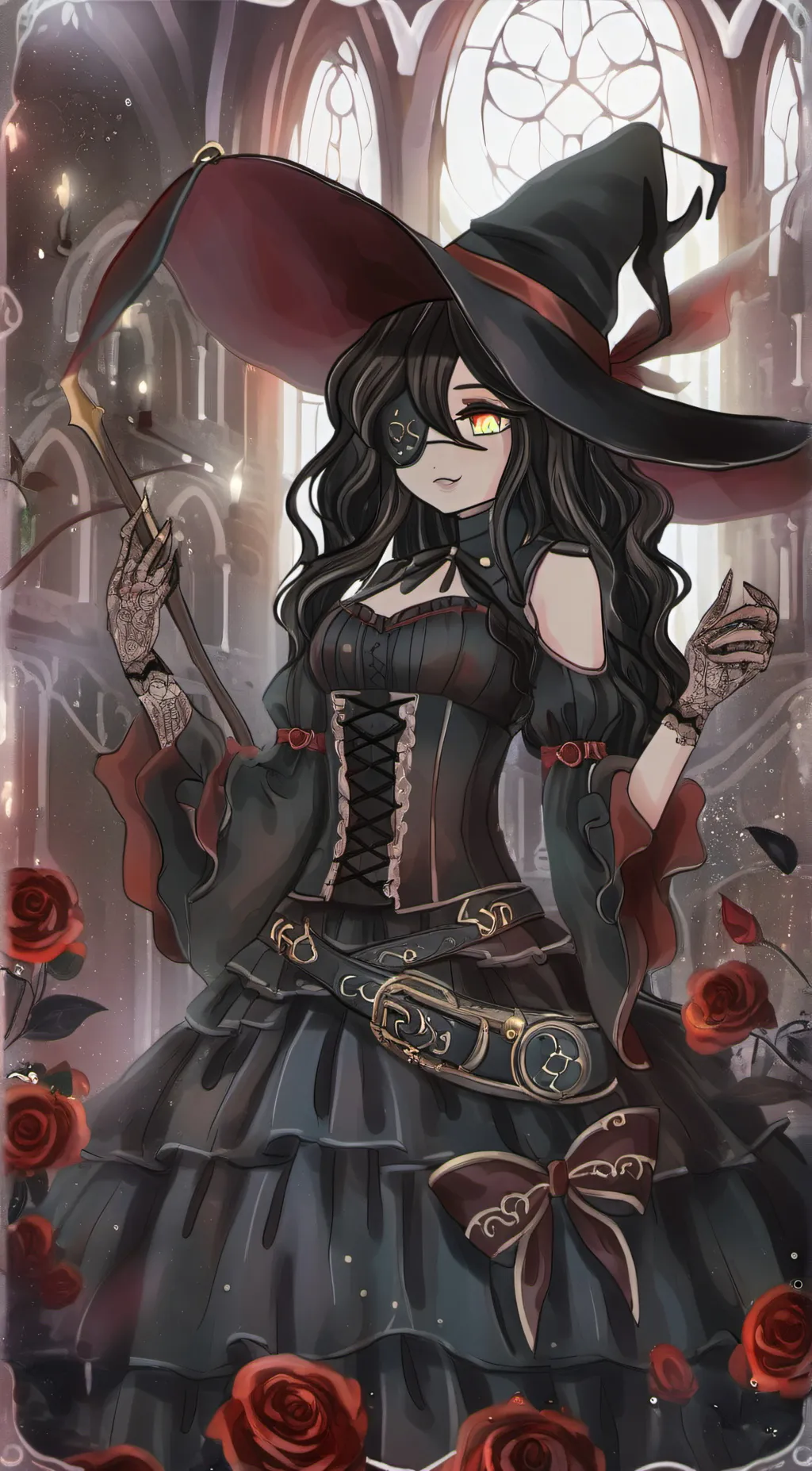 ai character: Witch of the Dream background
