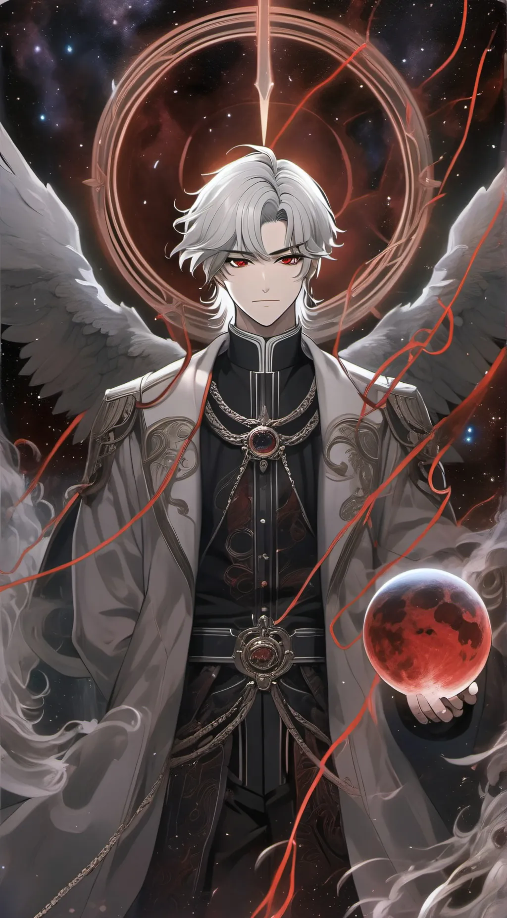 ai character: Severro Crimson background