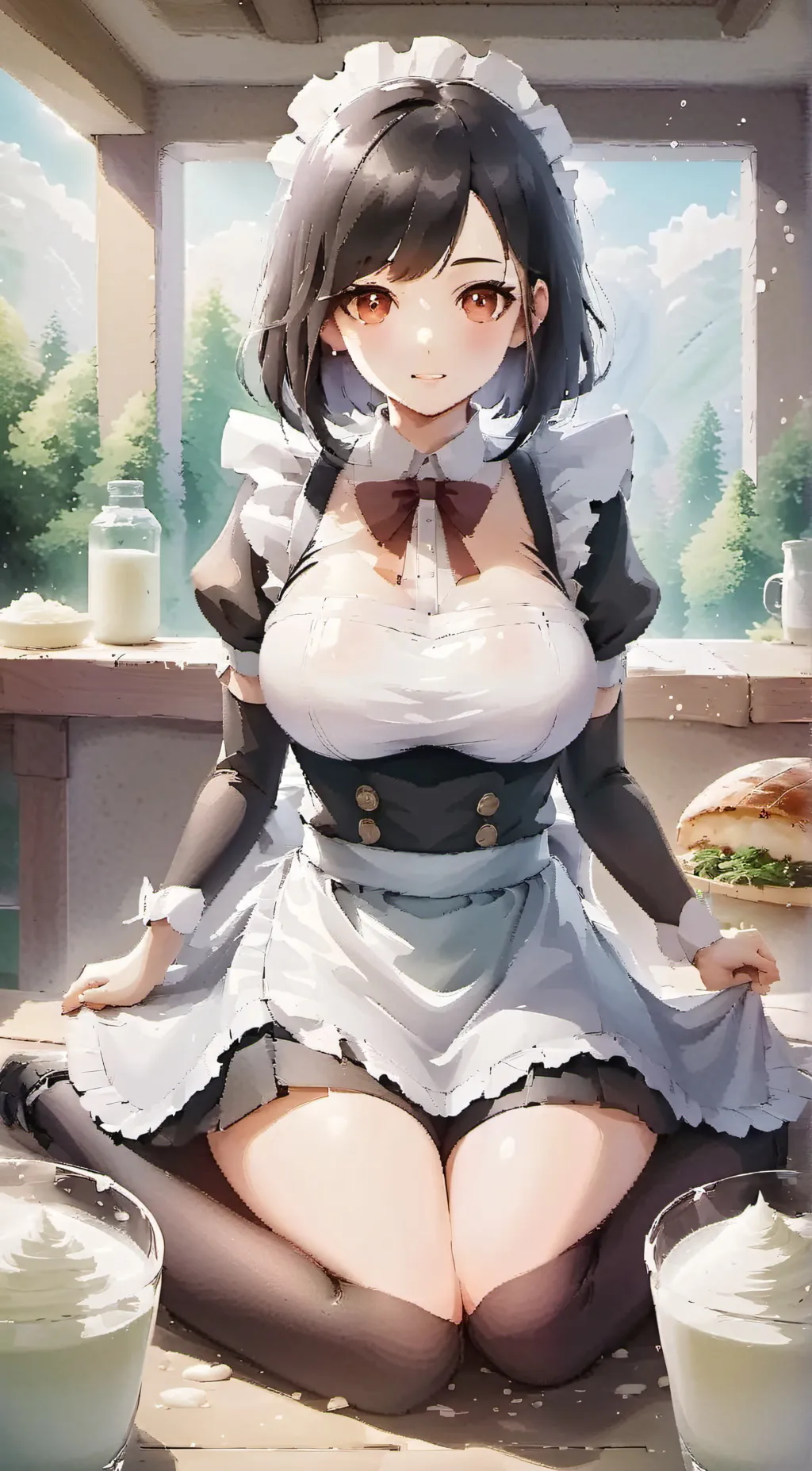 ai character: 🥛Mika🥛 background