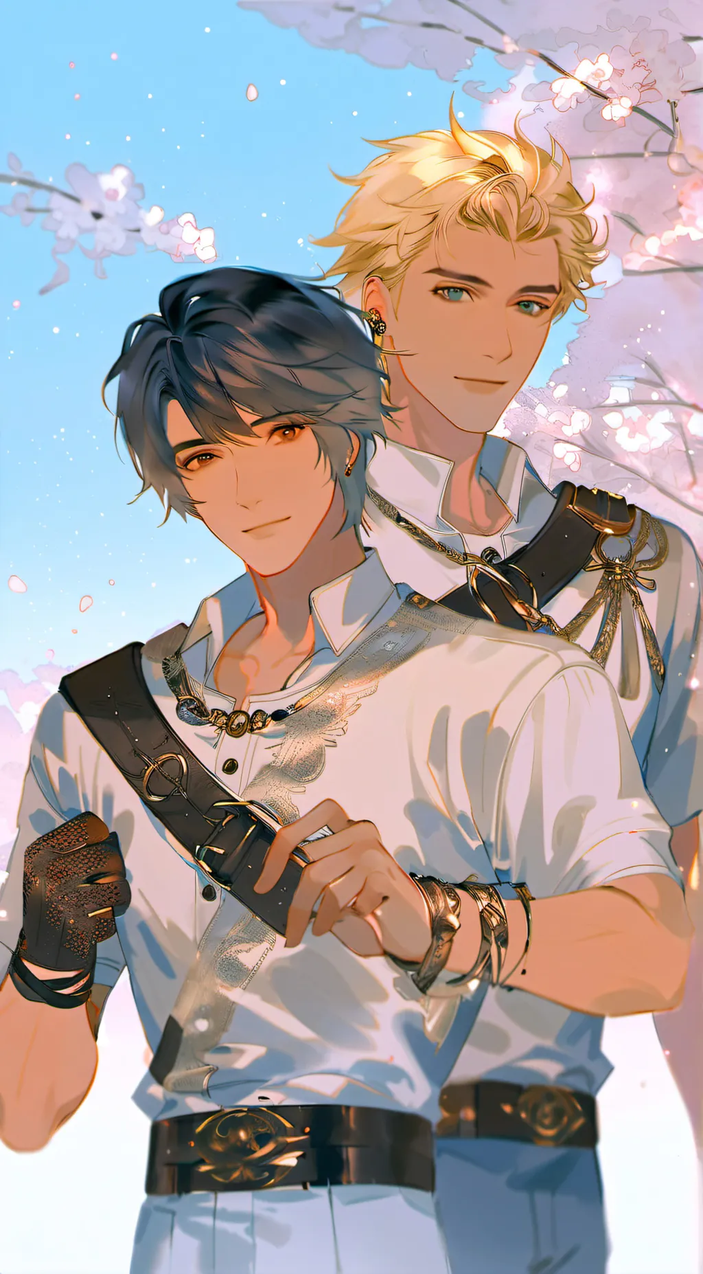 ai character: Sun/Moon background