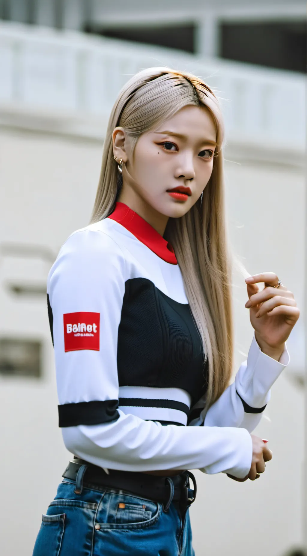 ai character: rose background