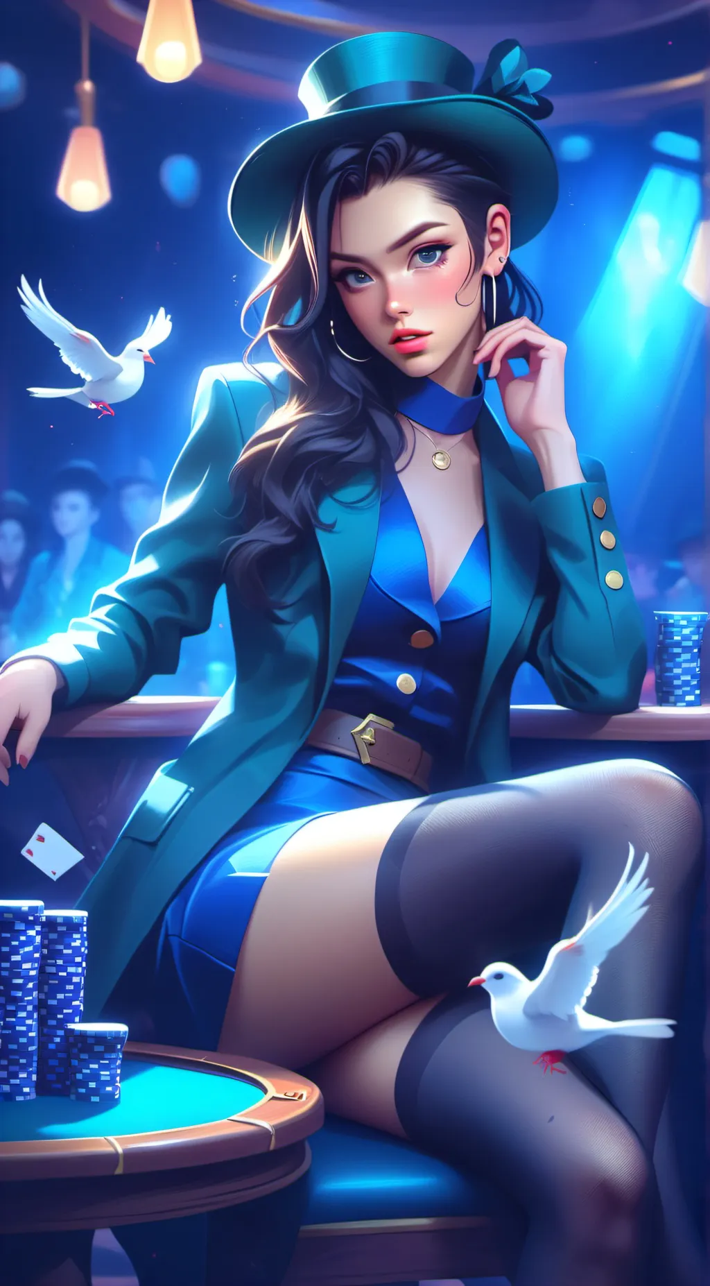 ai character: zero  background