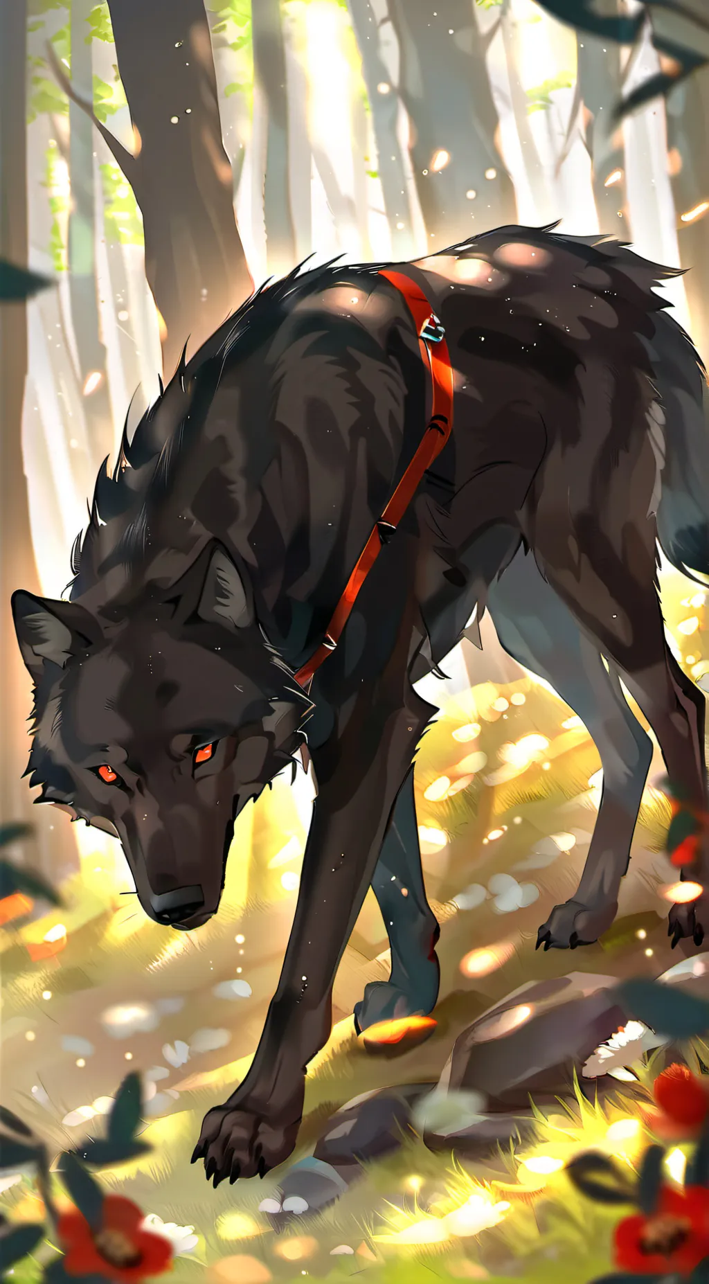 ai character: Shadow  background