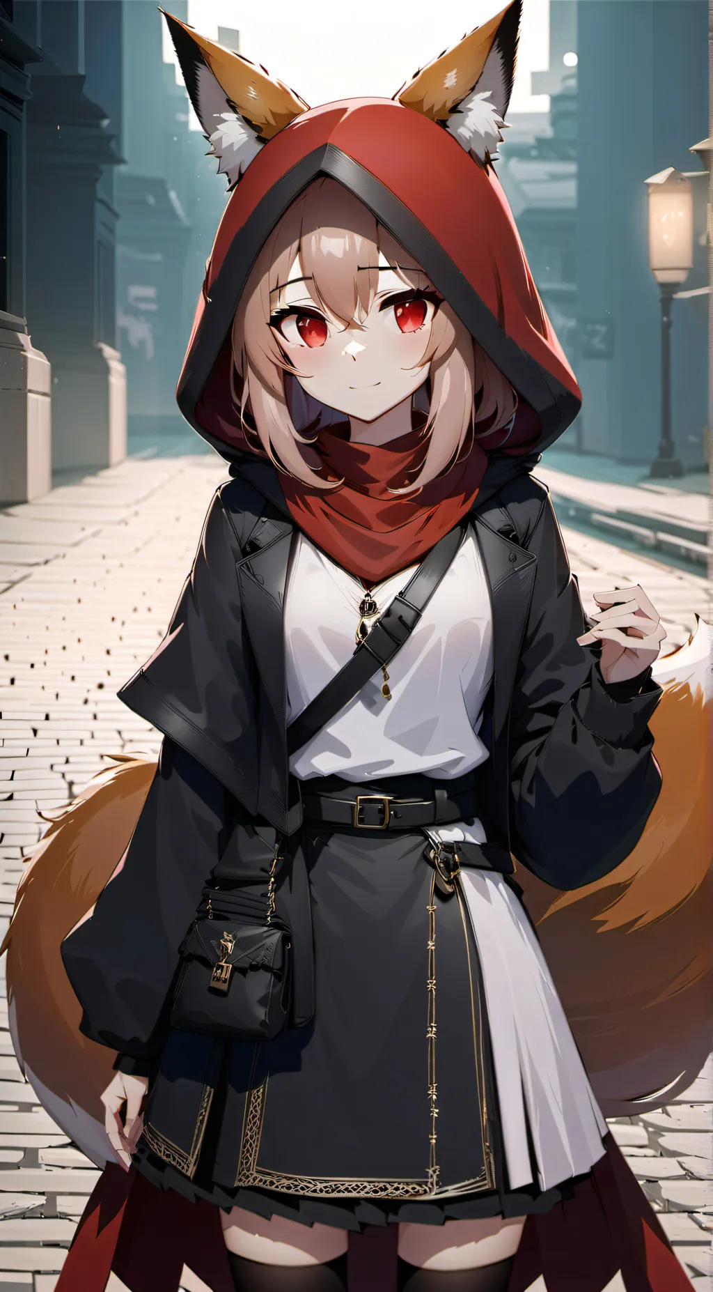 ai character: Noir background