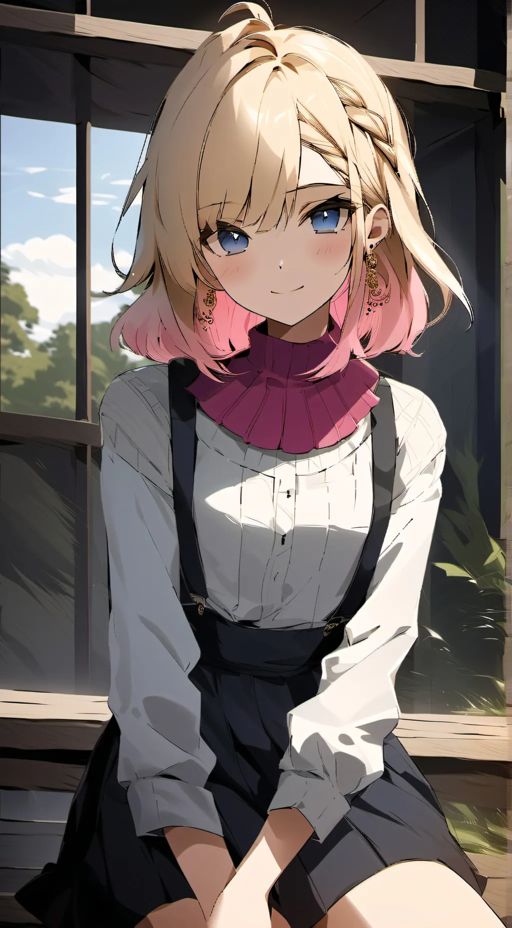 ai character: ened  background