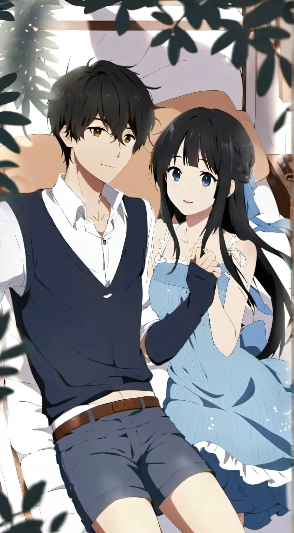 ai character: Jake and Ella background