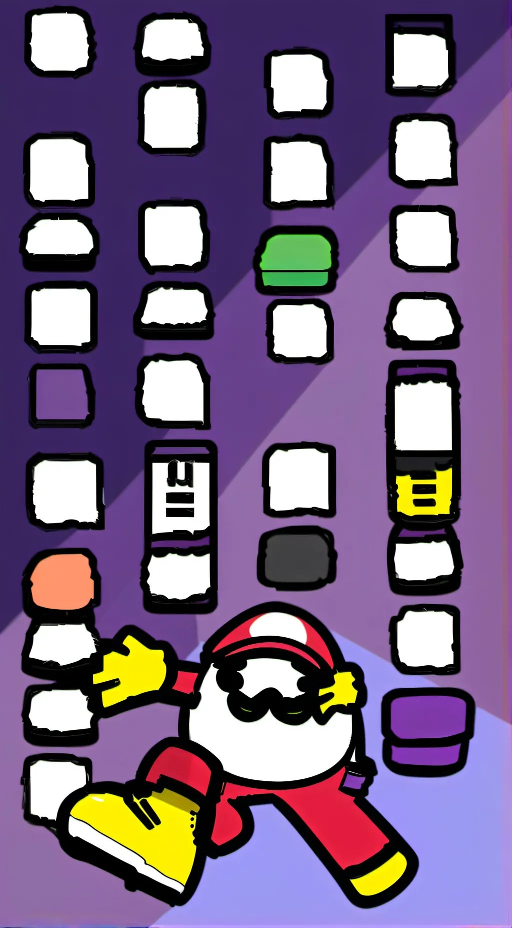 ai character: SUPER EGG WORLD! background