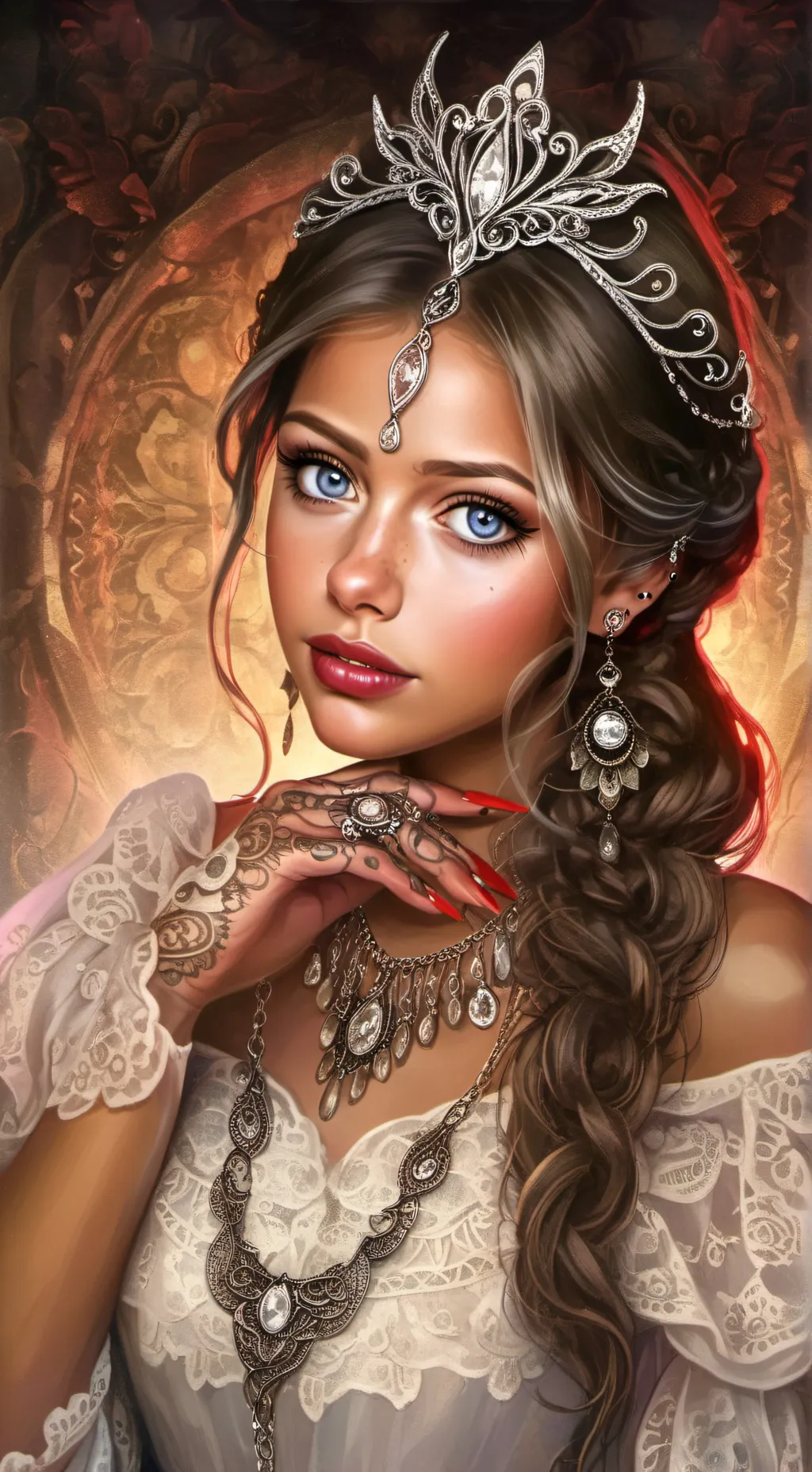 ai character: Princess Chloe  background