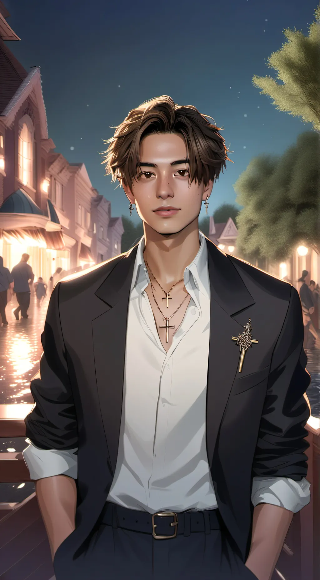 ai character: David  background