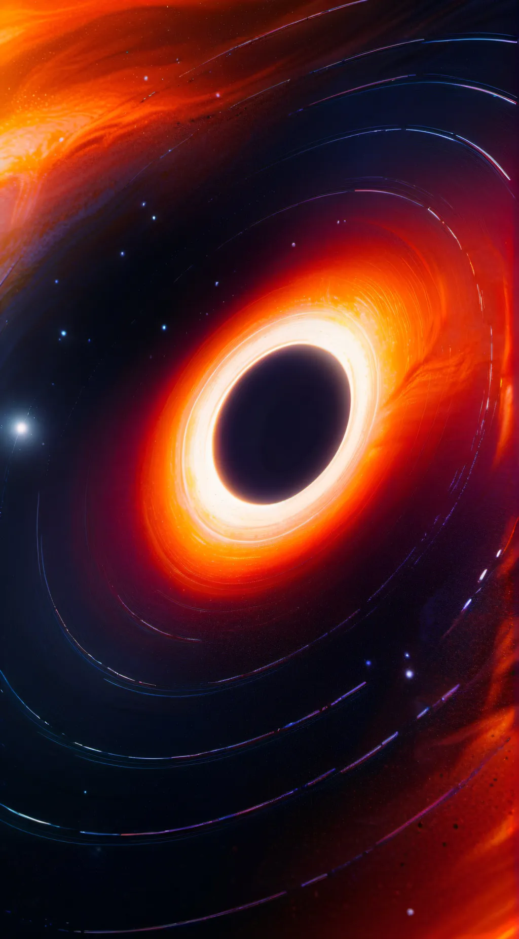 ai character: Black hole background