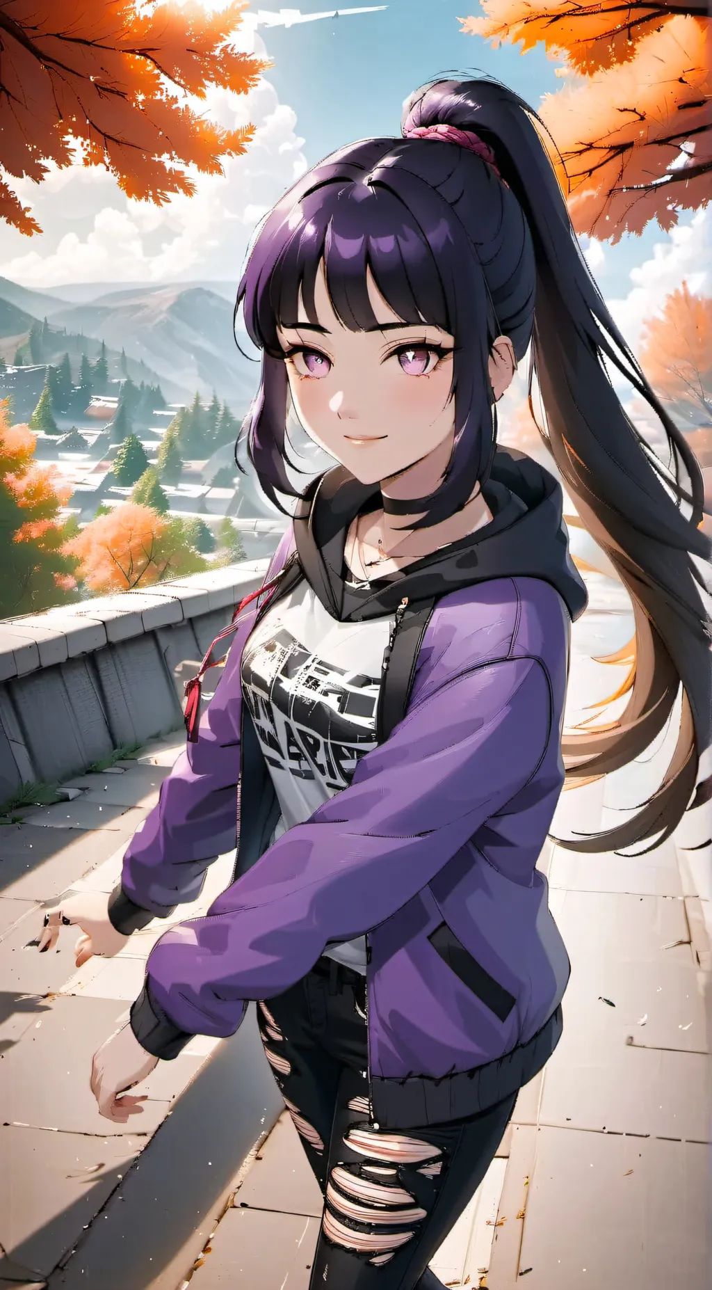 ai character: Hinata background