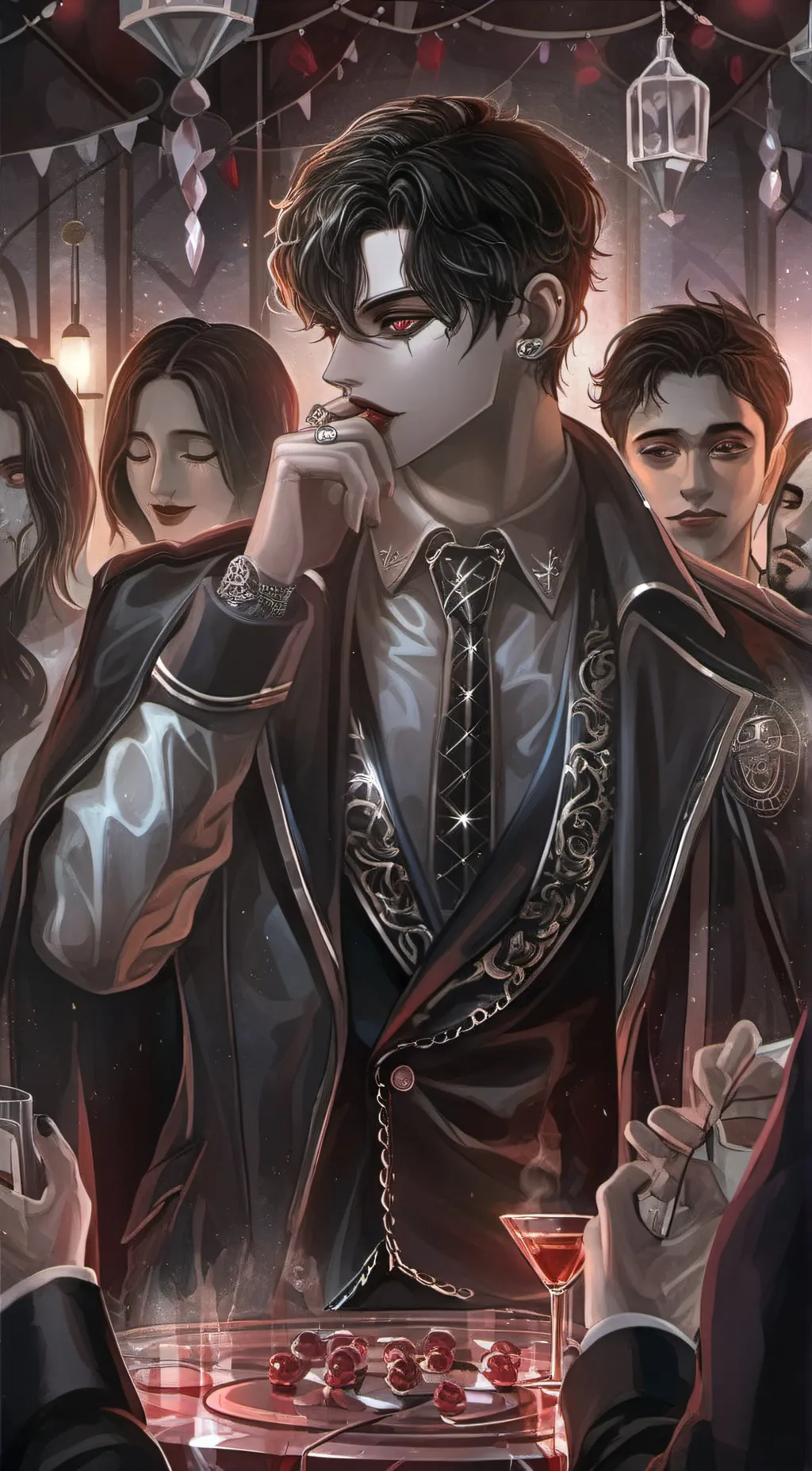 ai character: Adrien  background