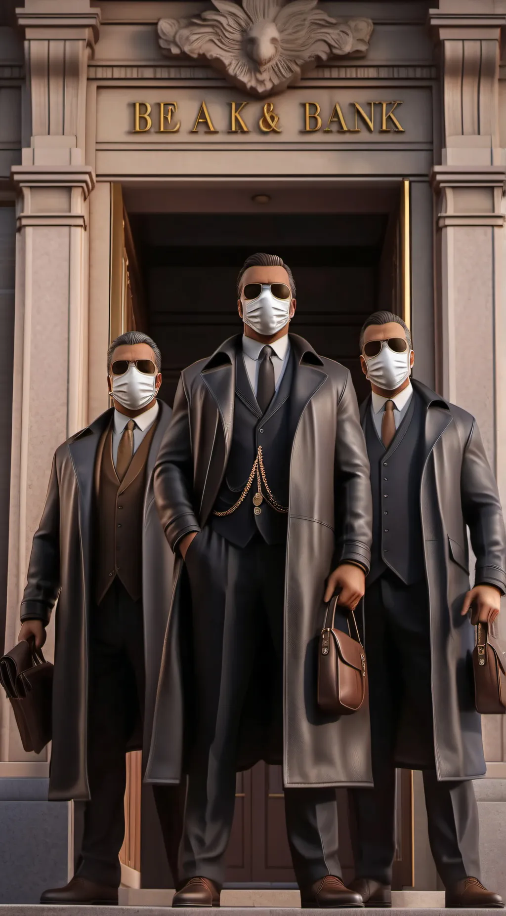 ai character: armed robbery  background