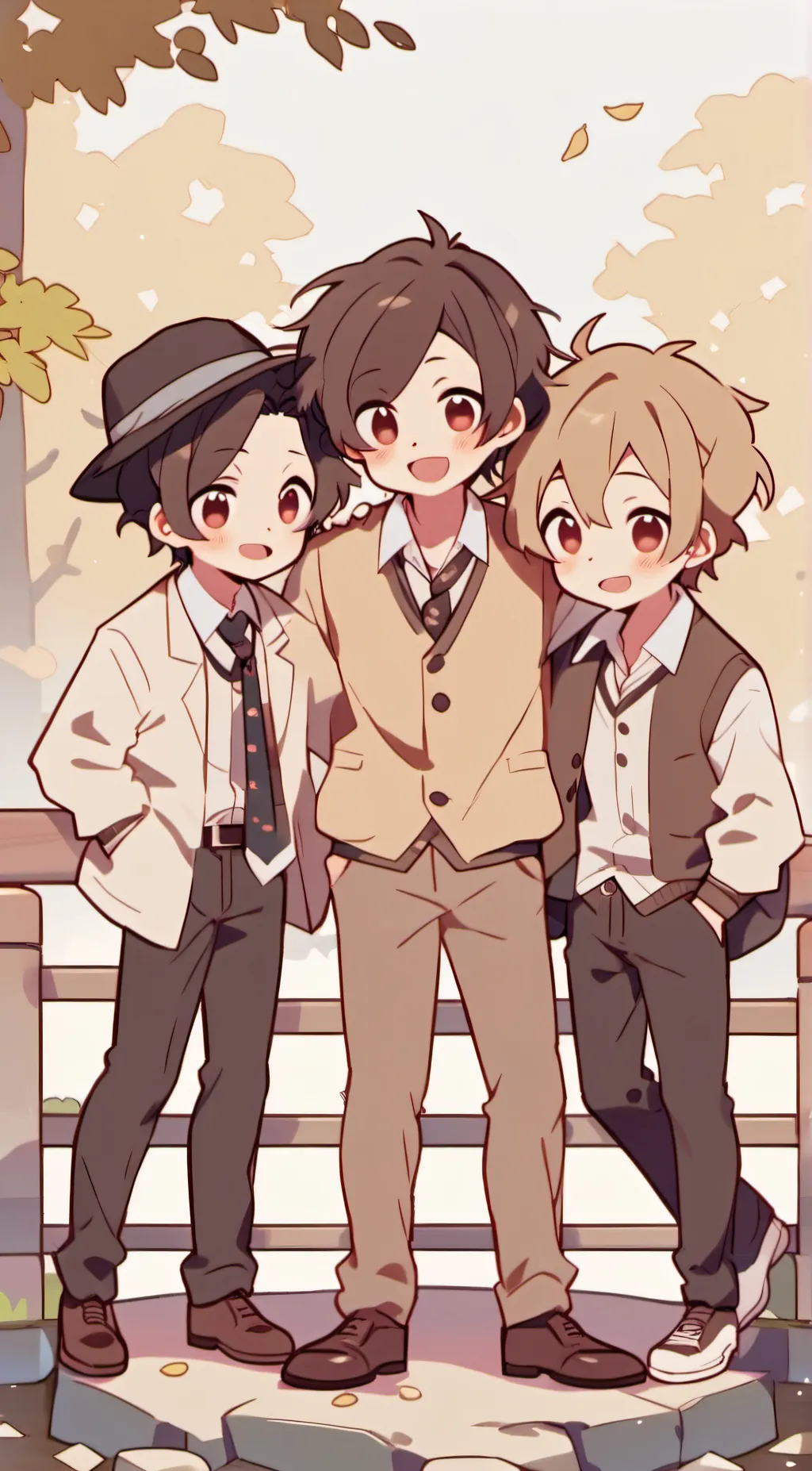 ai character: Max Alex and Dylan background