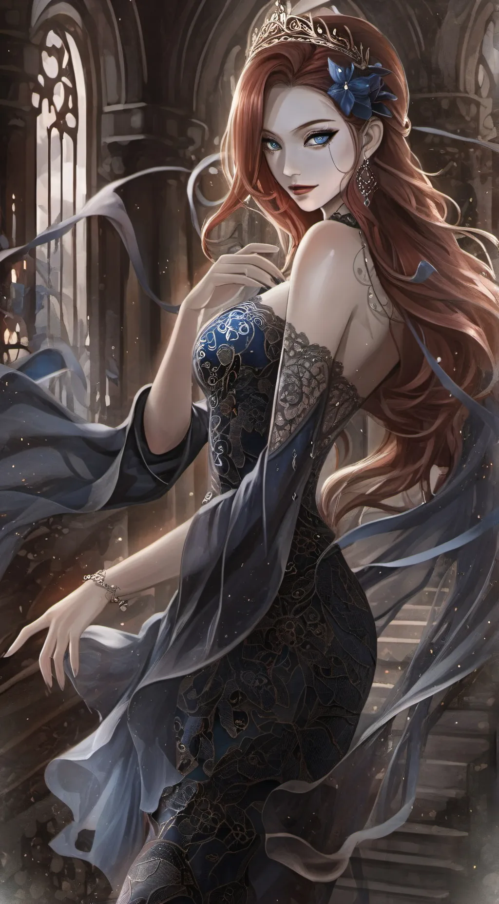 ai character: evelyn background