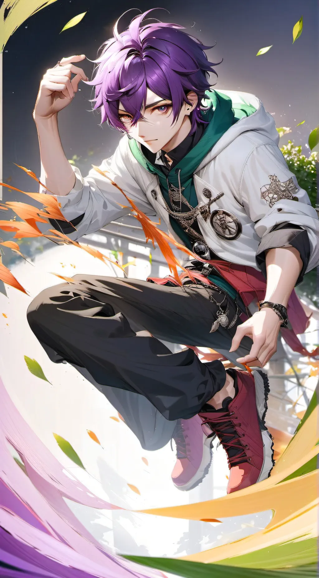 ai character: Leo background